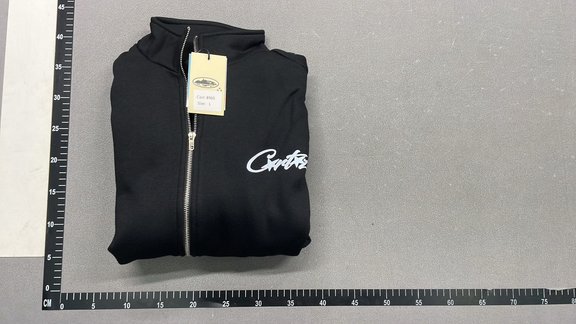 Black Crite Track Jacket and Pants Set - Stylish Streetwear Outfit