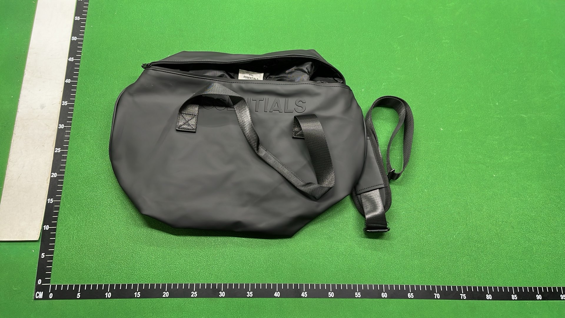 Essentials Black Duffle Bag for Gym and Travel