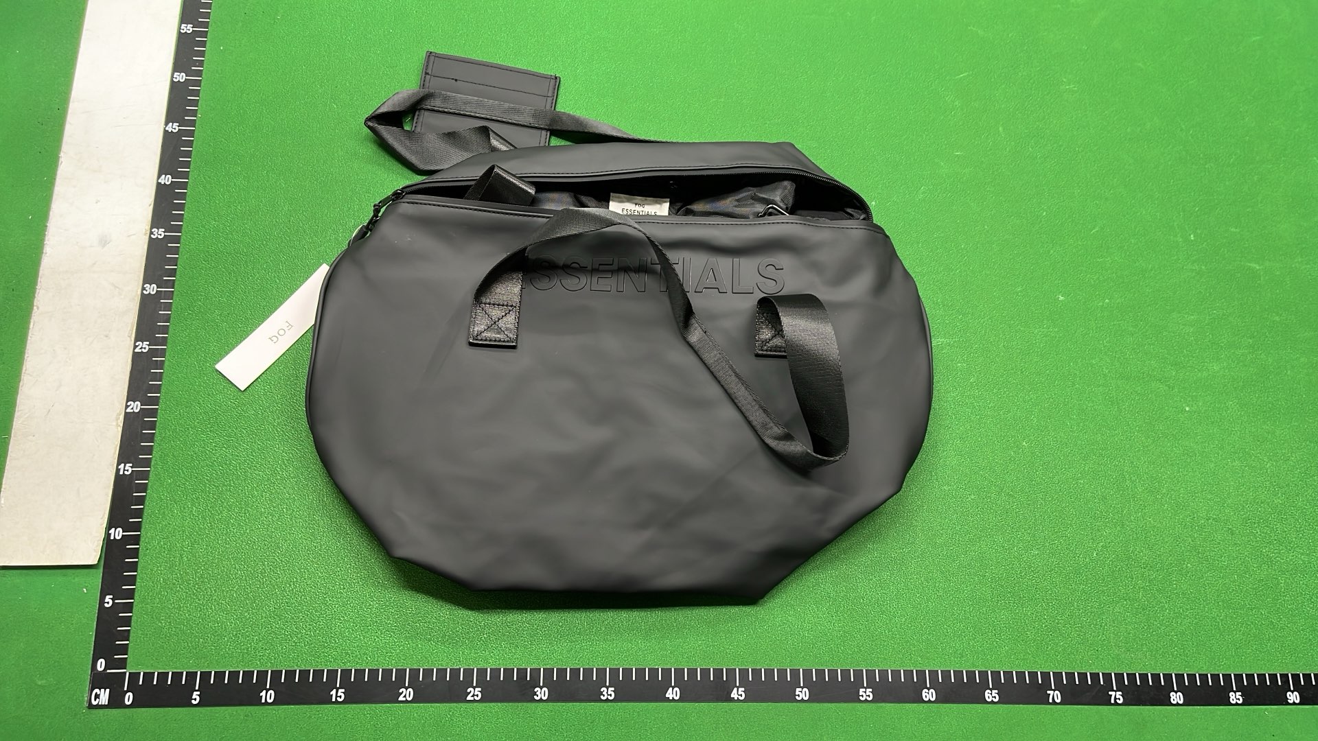 Essentials Black Duffle Bag for Gym and Travel
