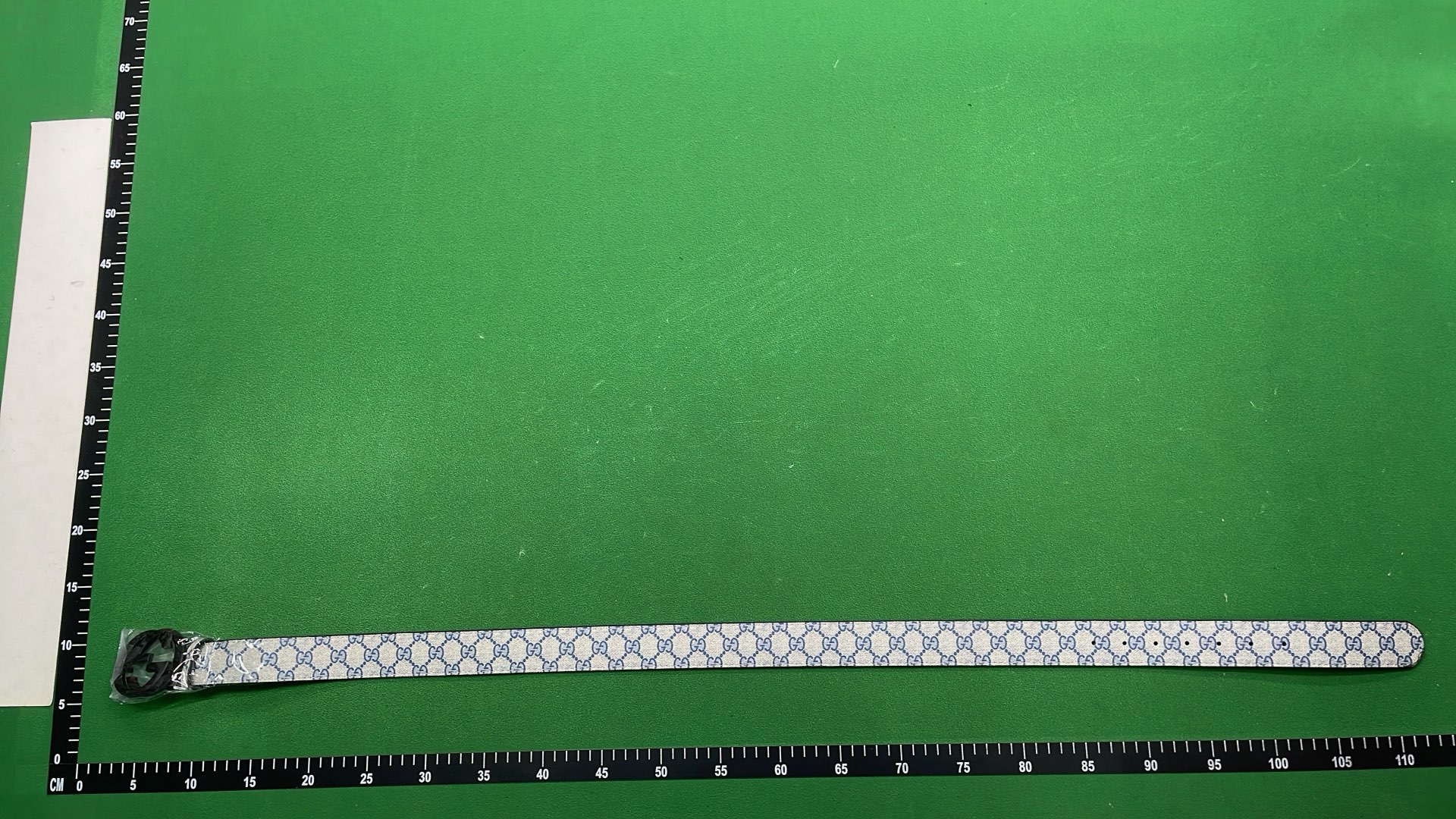 Gucci Web Stripe Belt with Silver Buckle