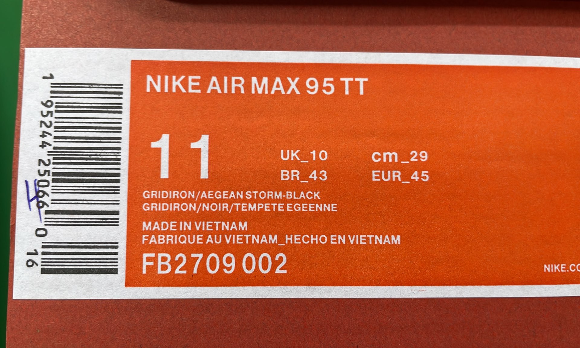 Nike Air Max 97 Olive Green and Black Sneakers