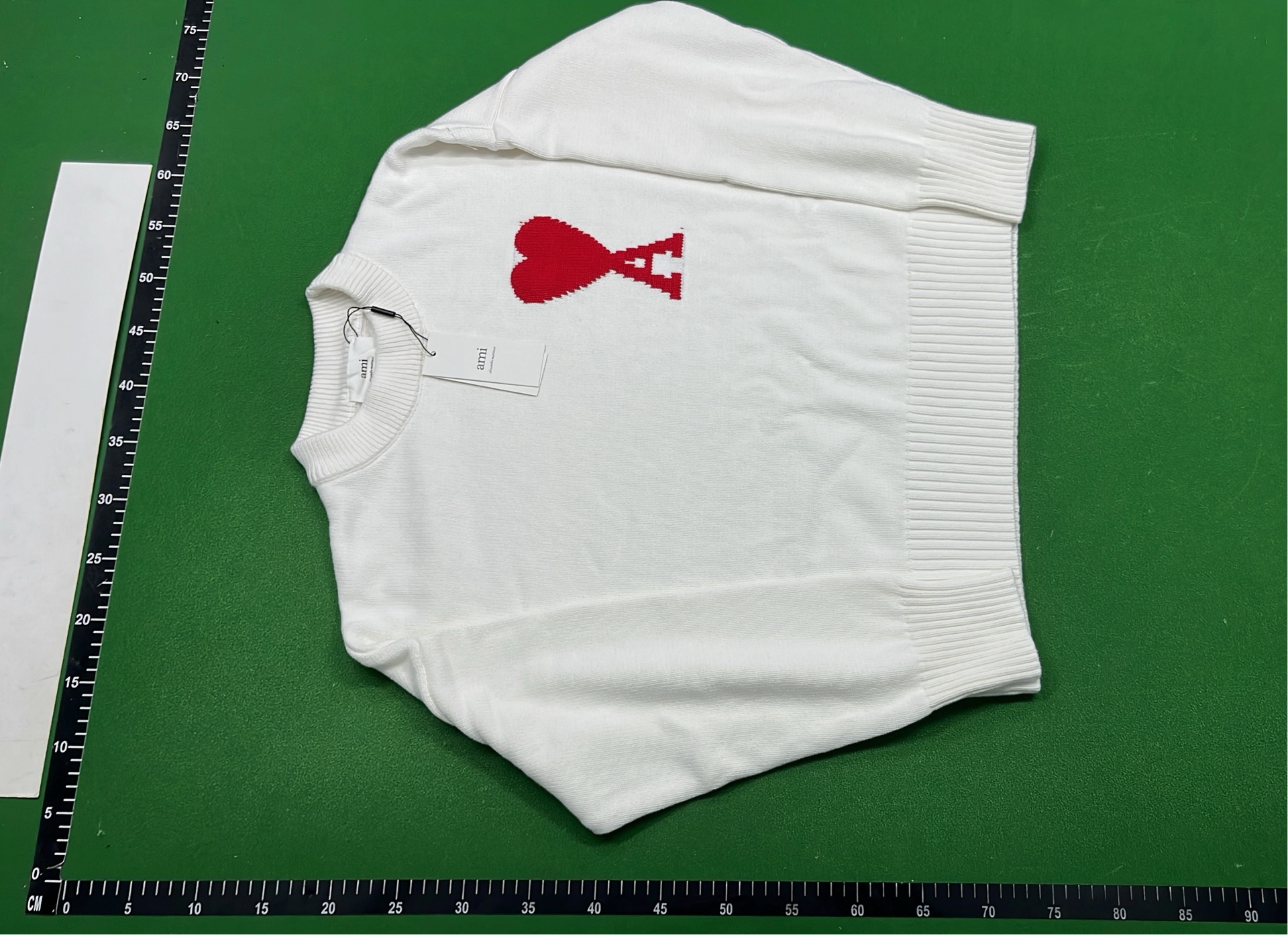 Ami Paris Heart Logo Knit Sweater - Multiple Colors