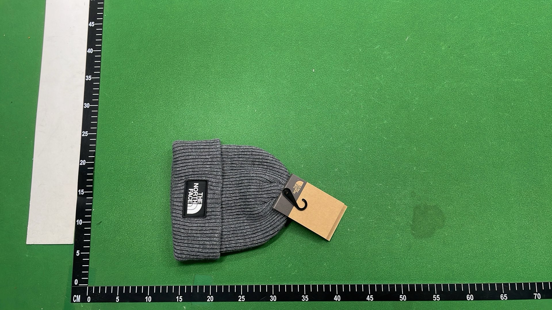 Moncler Black Knit Beanie Hat with Logo Patch