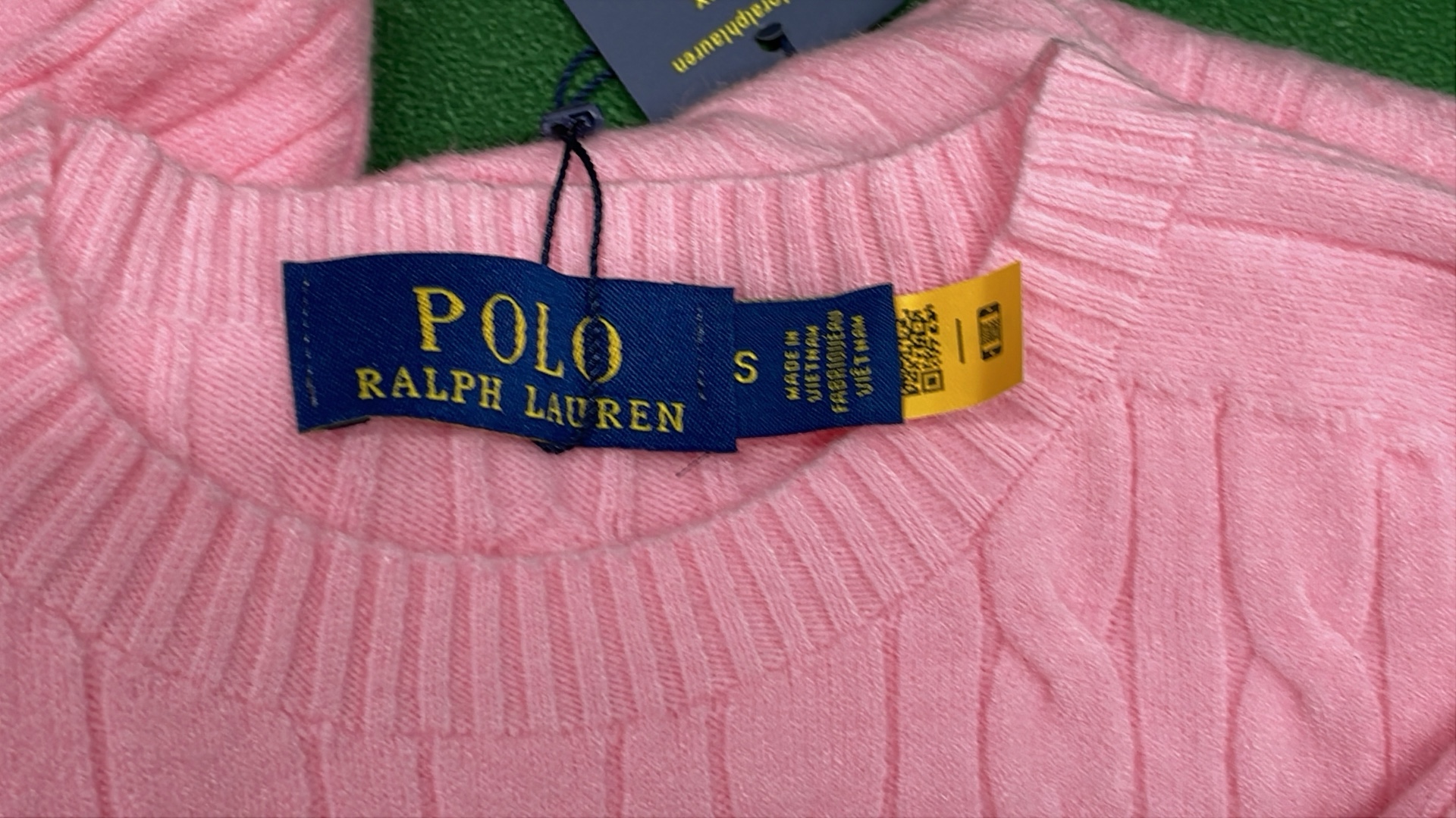 Men's Light Blue Cable Knit Sweater