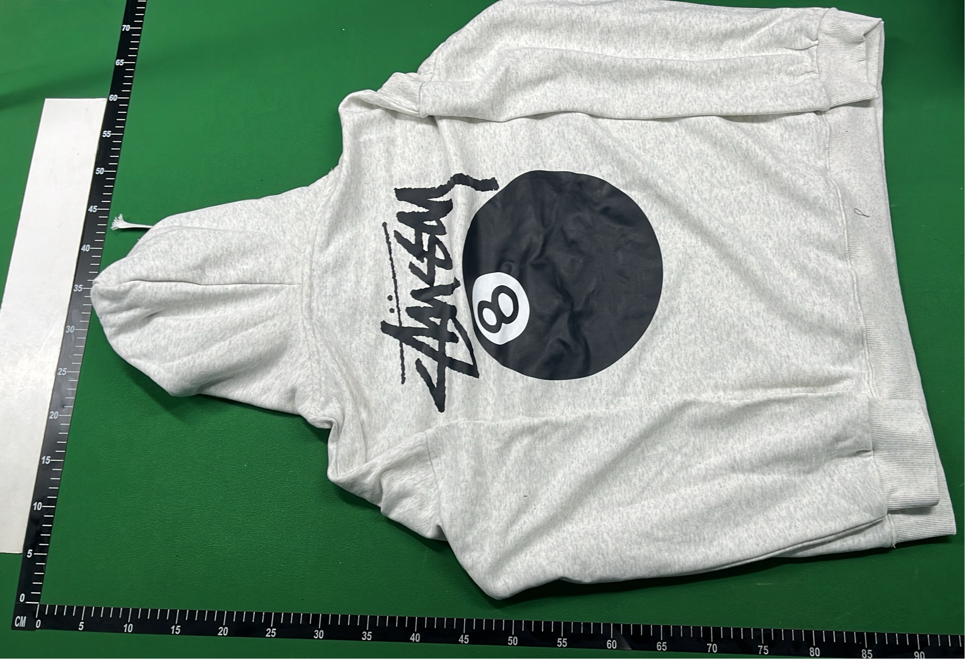 Stussy Black Hoodie with Chrome Logo Design