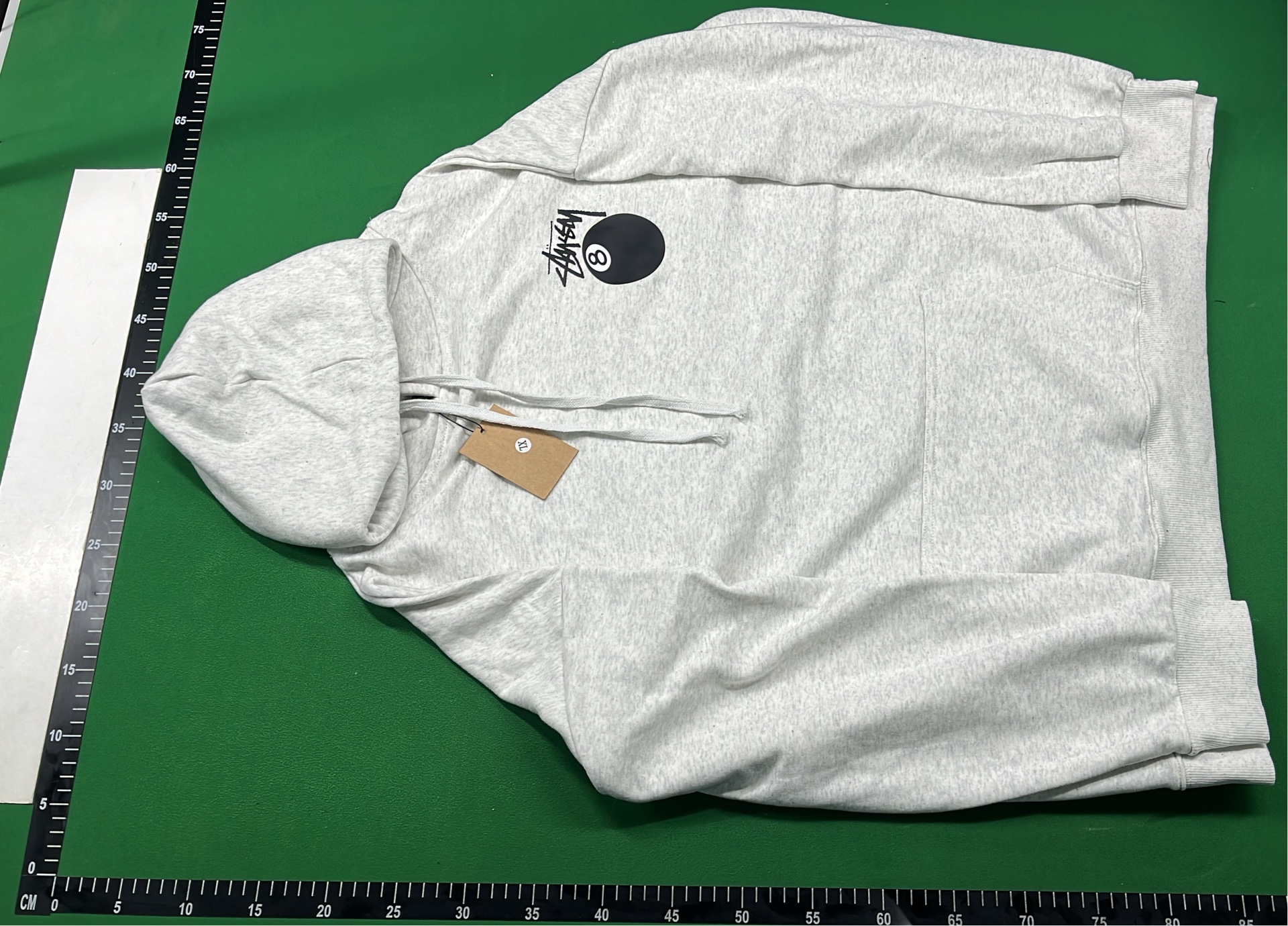 Stussy Black Hoodie with Chrome Logo Design