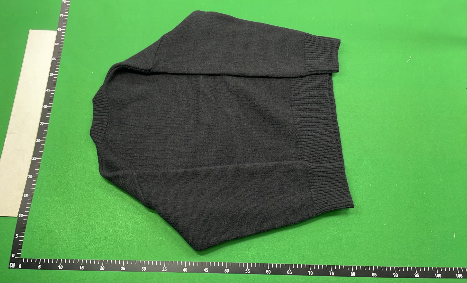 Saint Laurent Black Knit Sweater with Logo Print