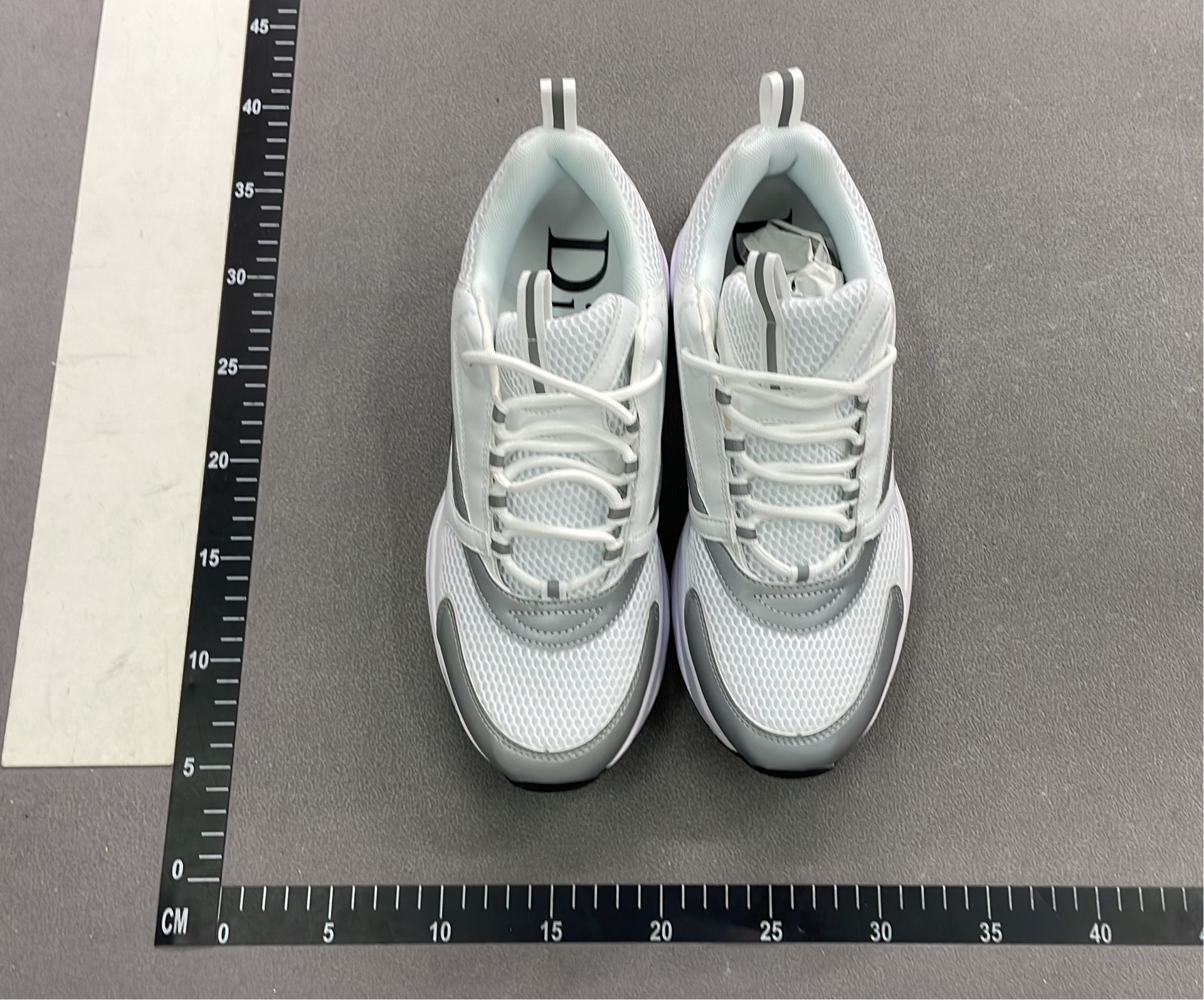 Dior Sneakers - Black, White & Blue Mesh Running Shoes