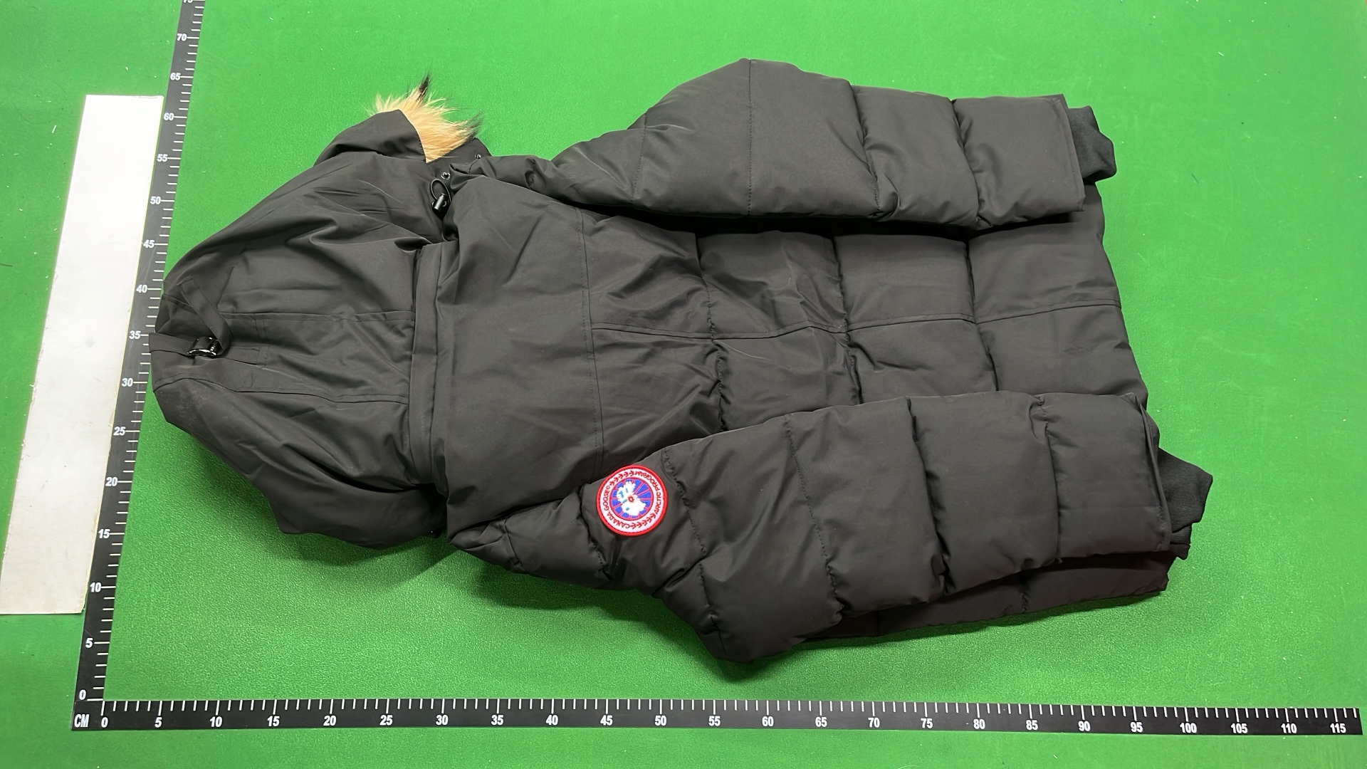 Canada Goose Down Jacket with Fur Trim Hood