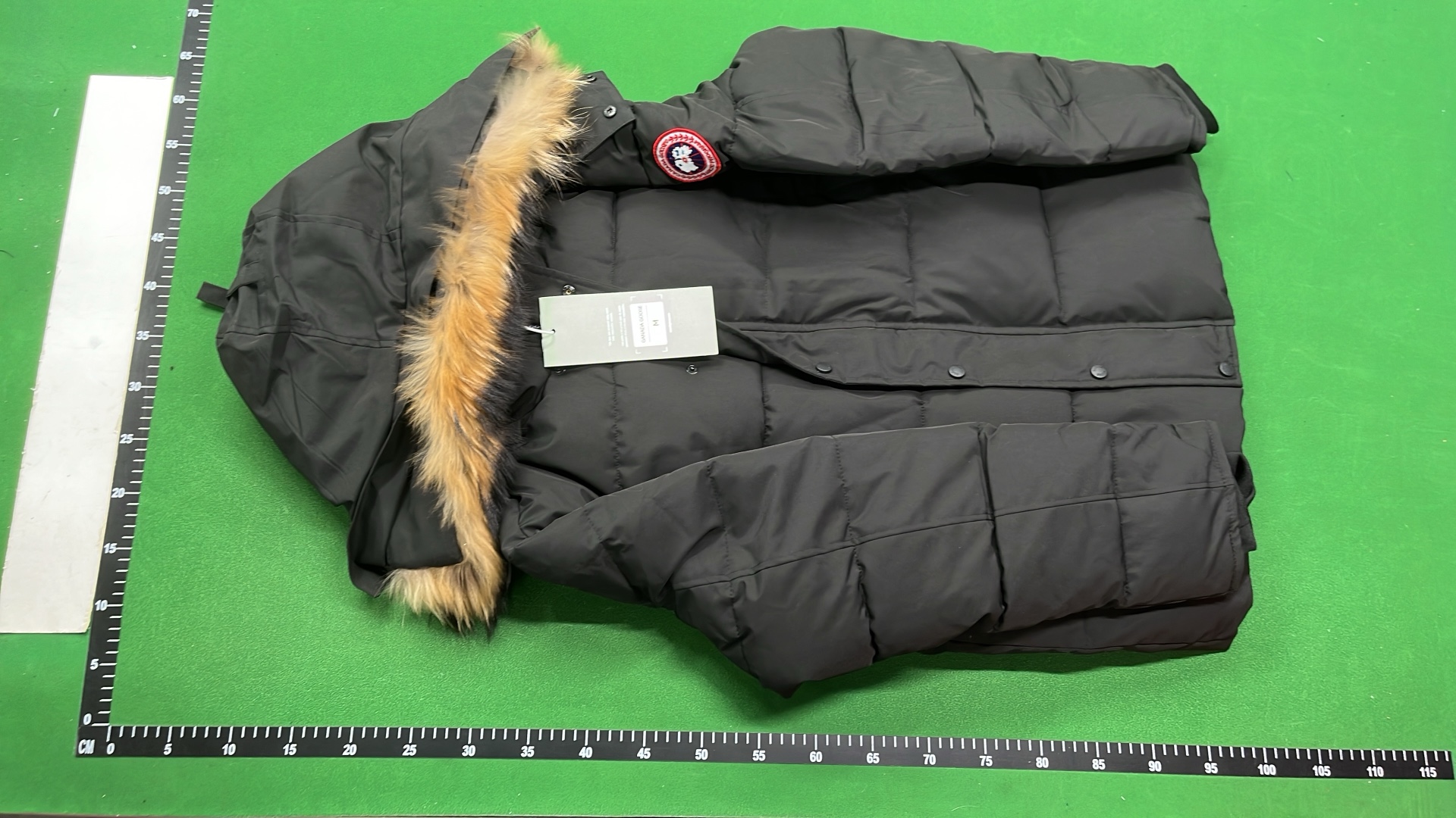Canada Goose Down Jacket with Fur Trim Hood