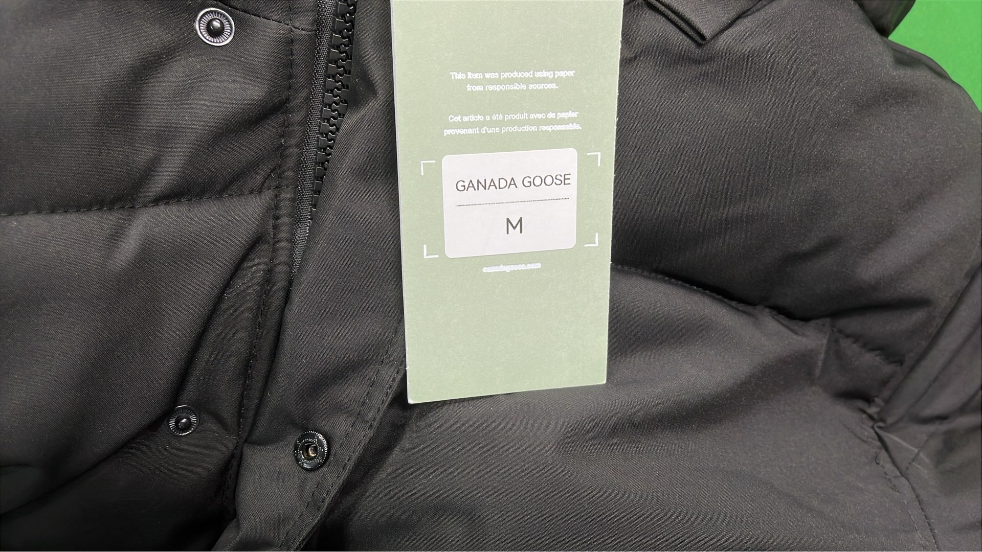 Canada Goose Down Jacket with Fur Trim Hood