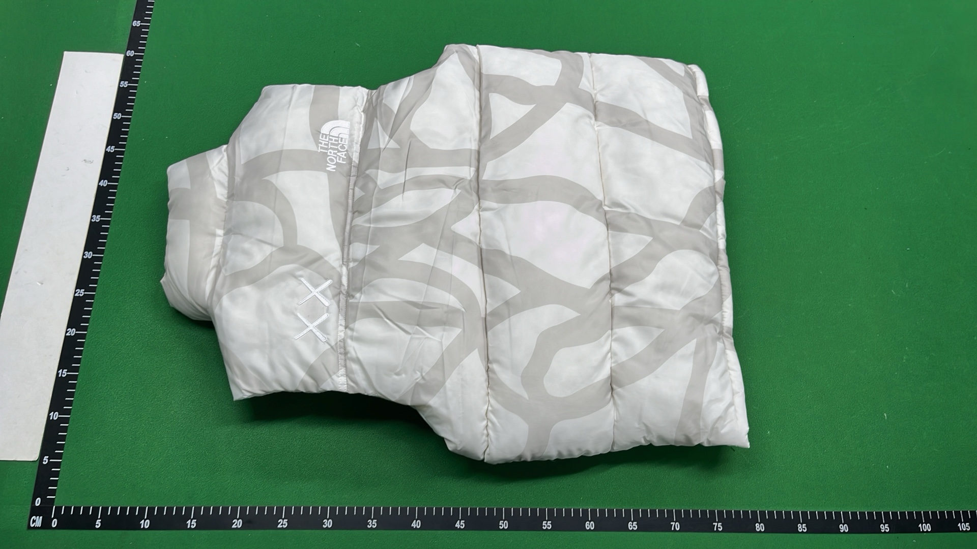 The North Face XX Logo Down Vest - Black and White