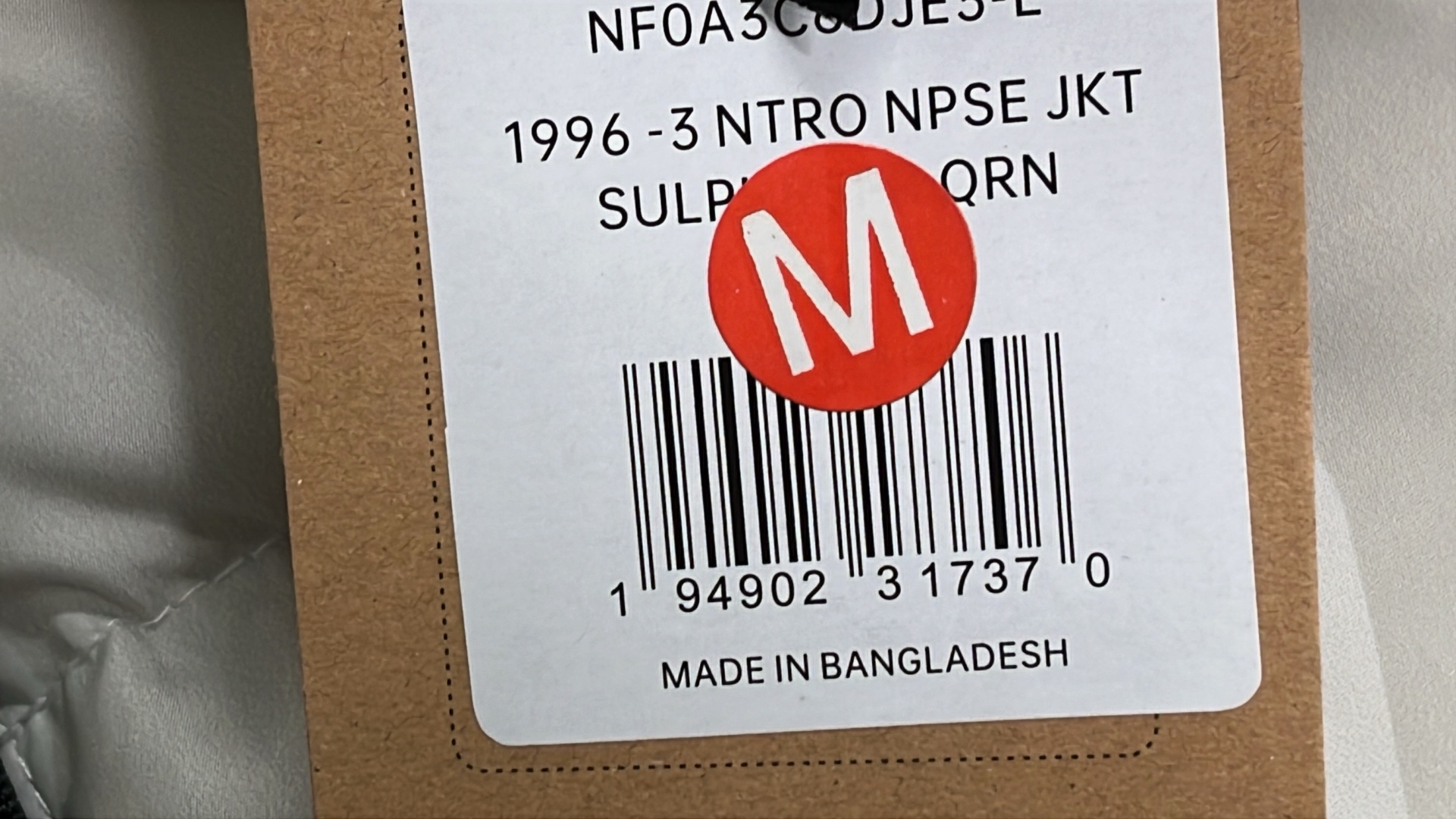 The North Face XX Logo Down Vest - Black and White