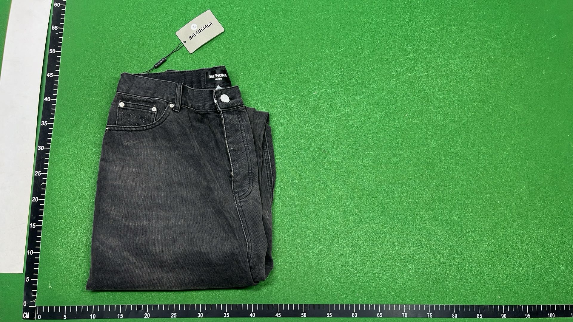 Black Wide Leg Denim Pants for Men Women Streetwear Fashion