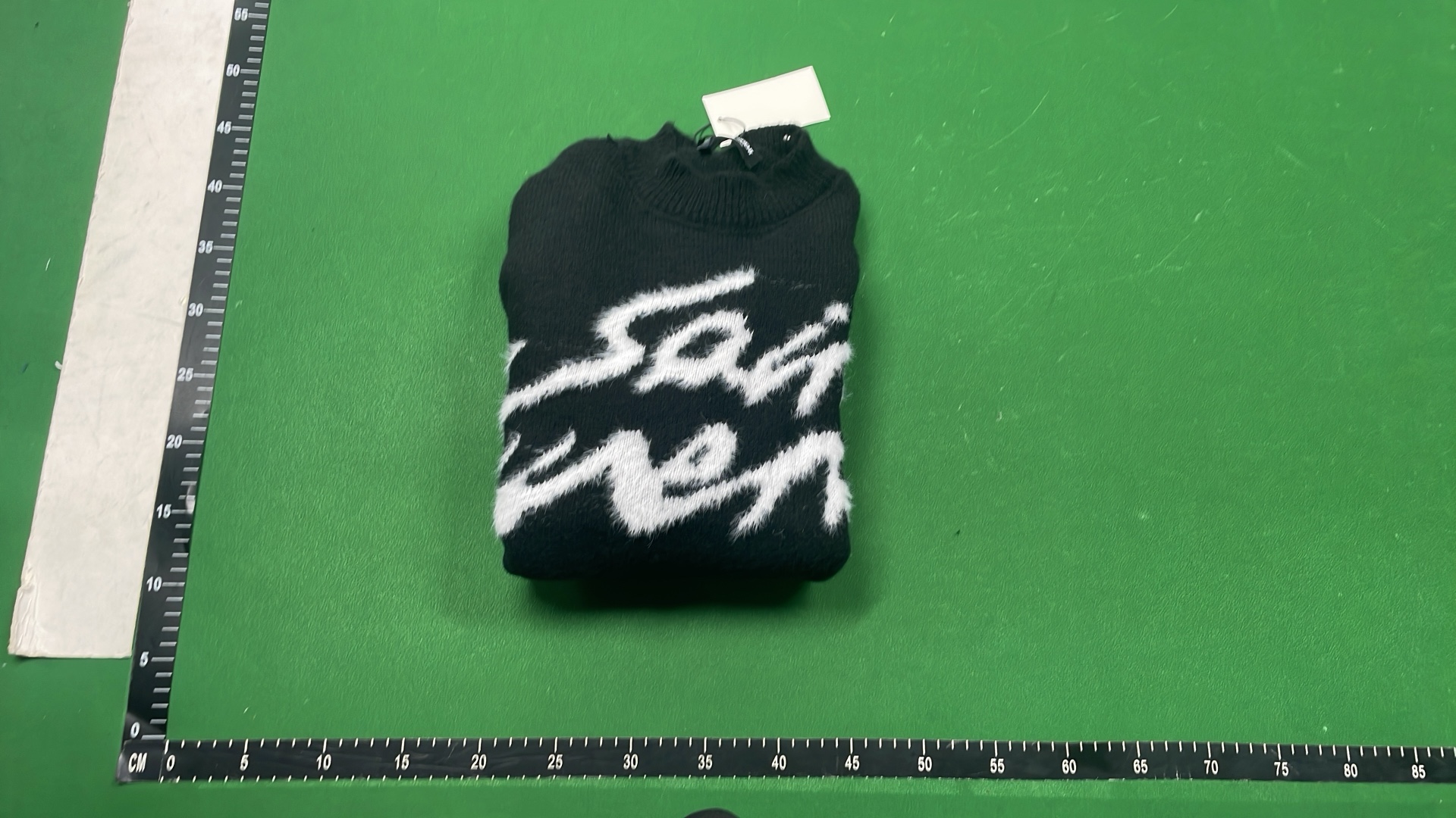 Stussy Logo Knit Sweater - Black