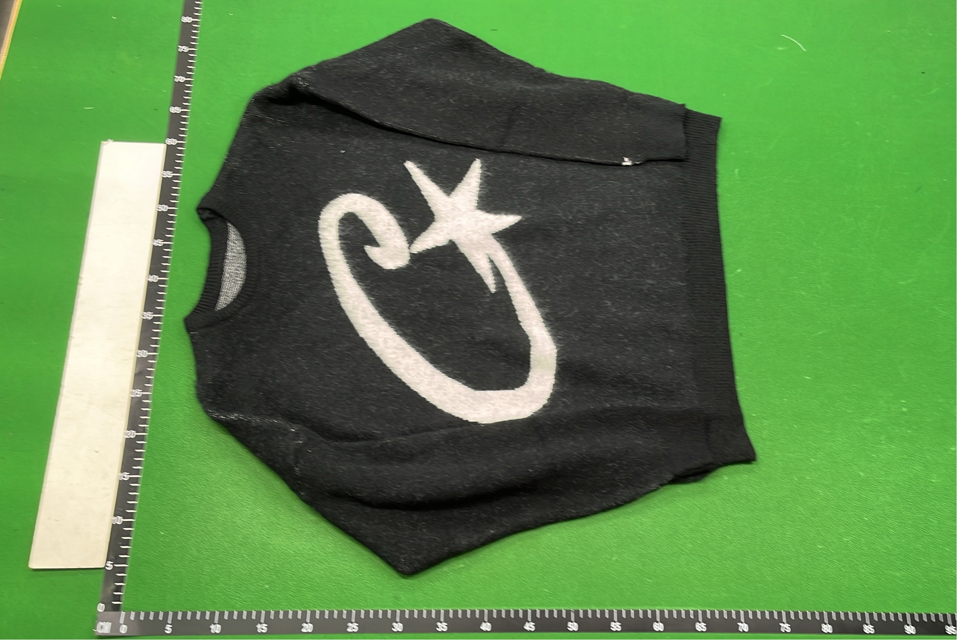 Cactus Jack Star Logo Knit Sweater - Dark Gray
