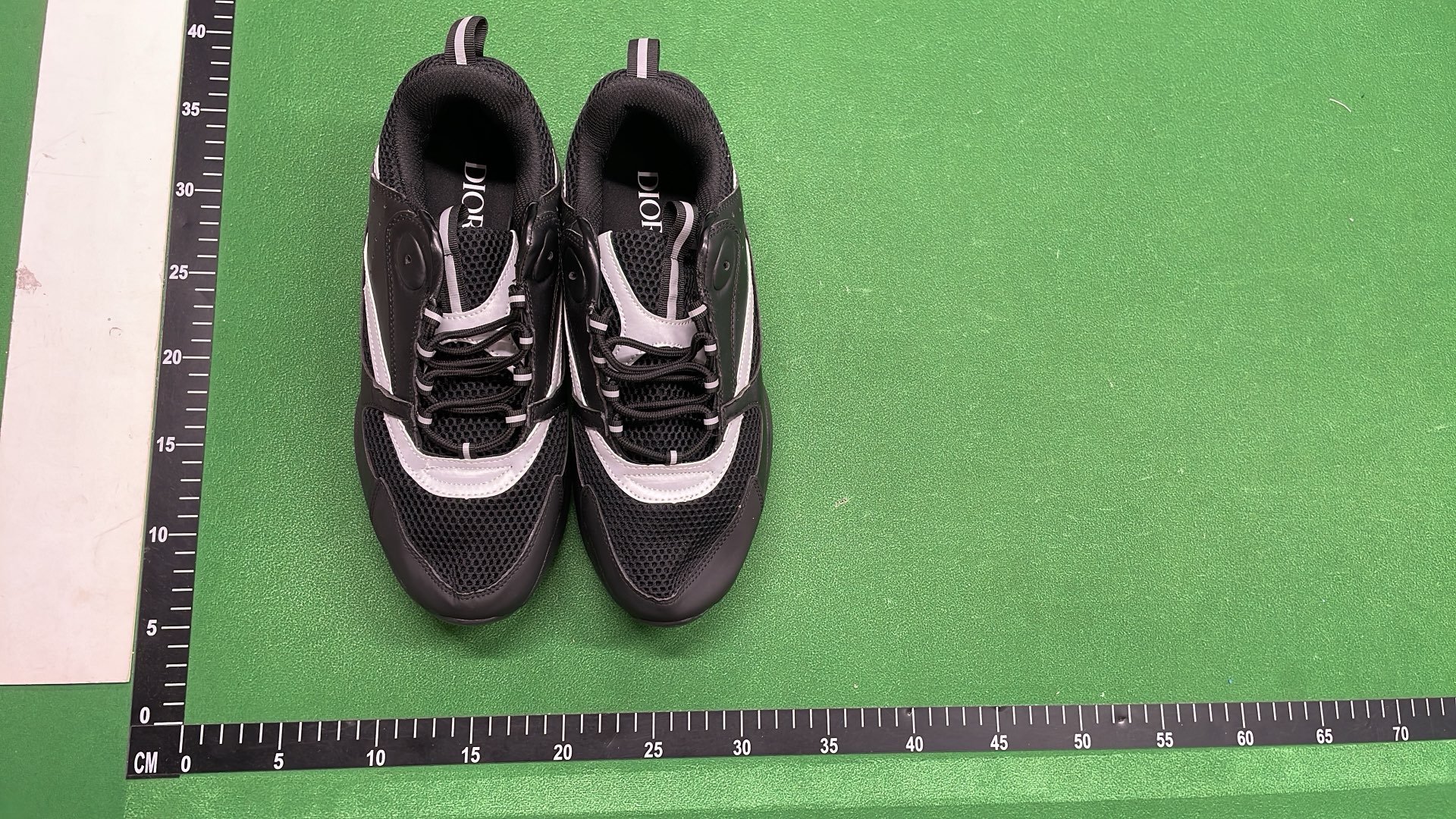 Dior Men's Sneakers - Black, White & Gray Sporty Fashion Shoes