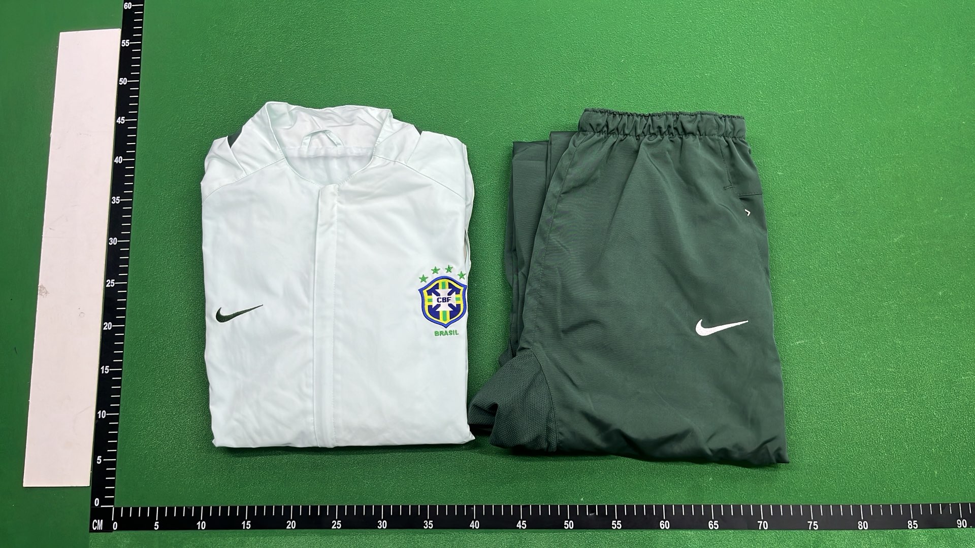White Green Track Suit Set for Men