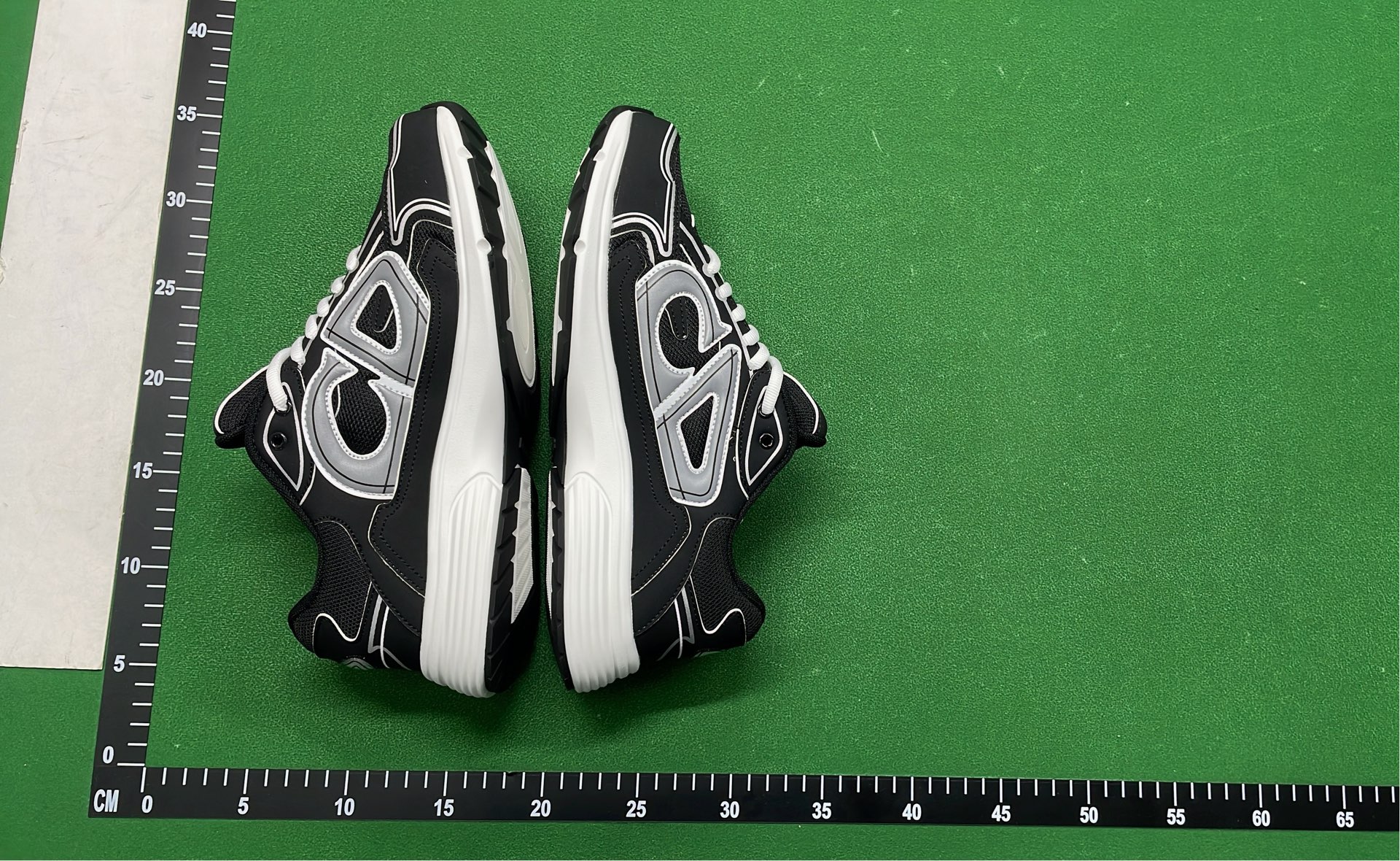 Dior White and Black Sneakers with CD Logo Design