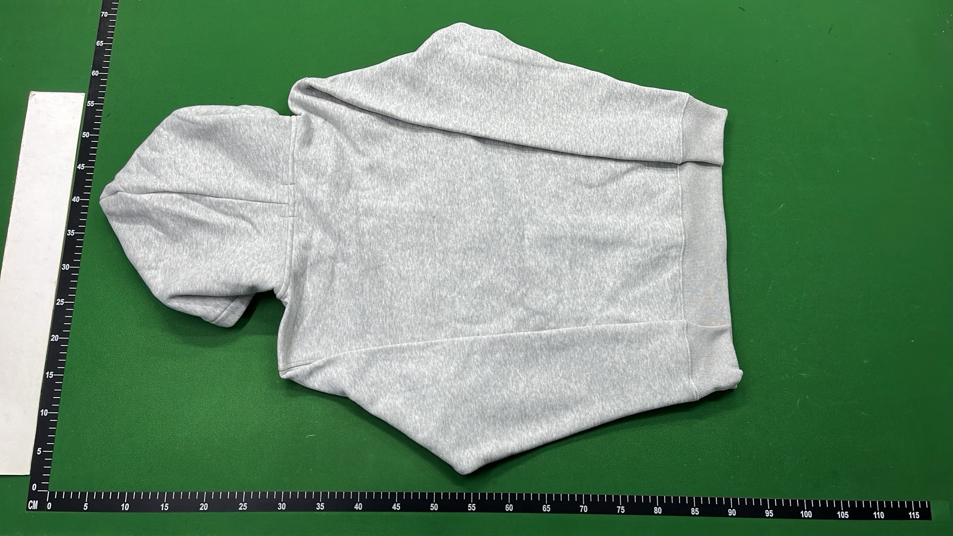 Gray Zip-Up Hoodie with Front Pocket