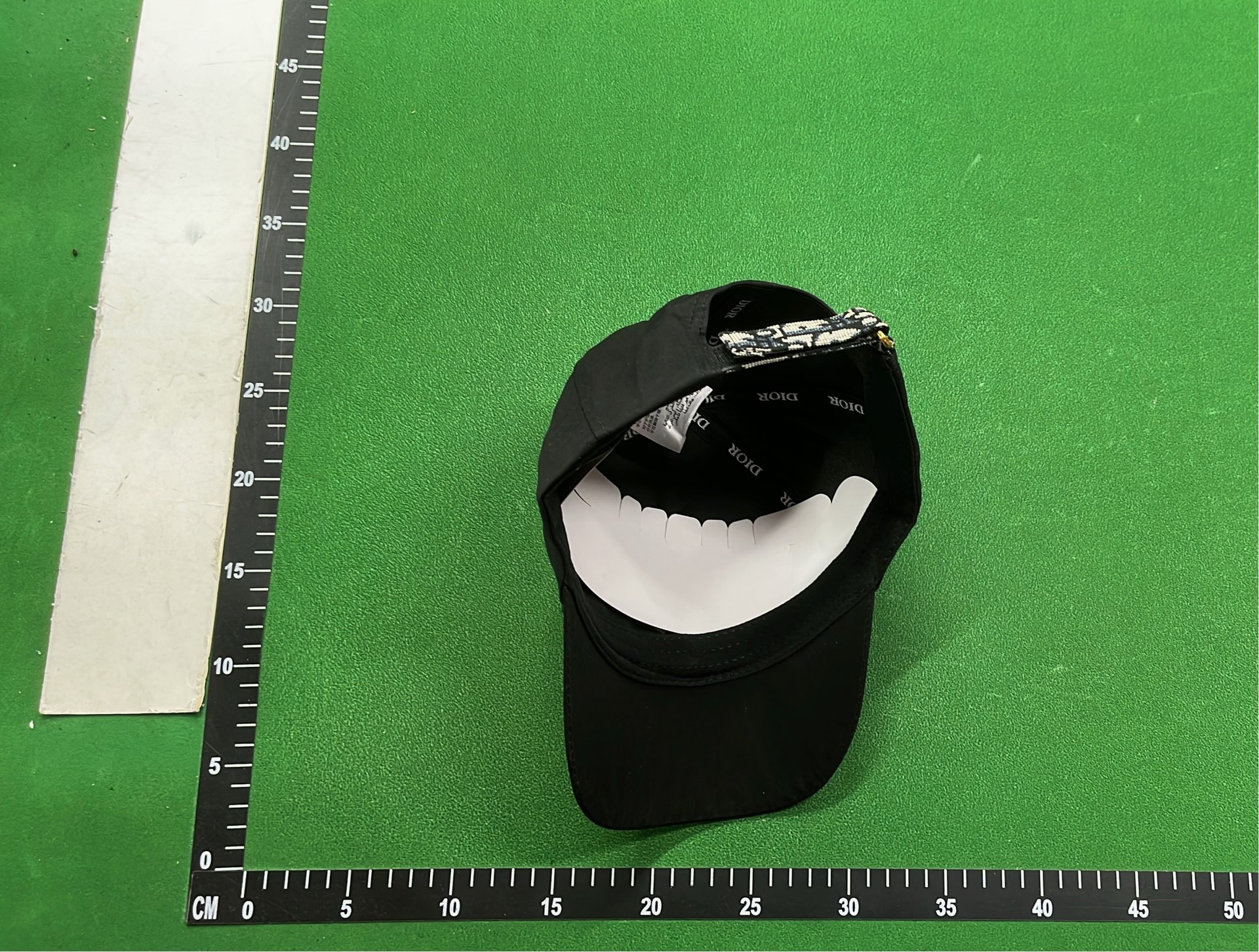 Christian Dior Straw Sun Hat with Logo Band