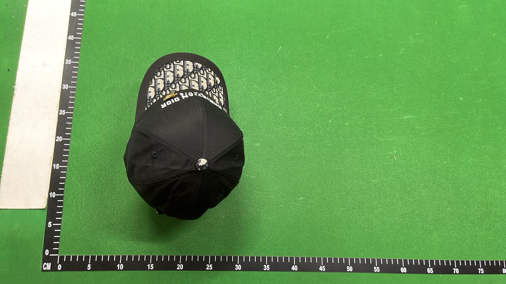 Christian Dior Straw Sun Hat with Logo Band