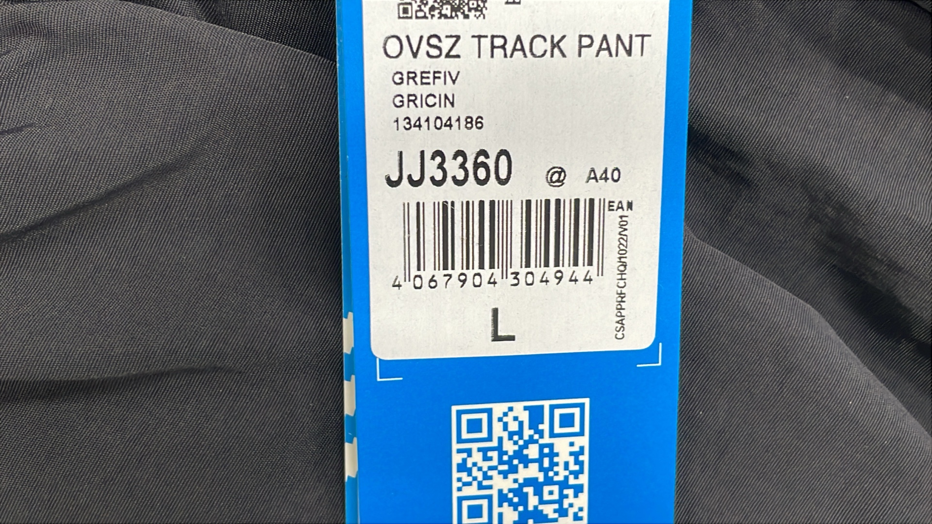 Adidas Black Track Jacket with White Stripes