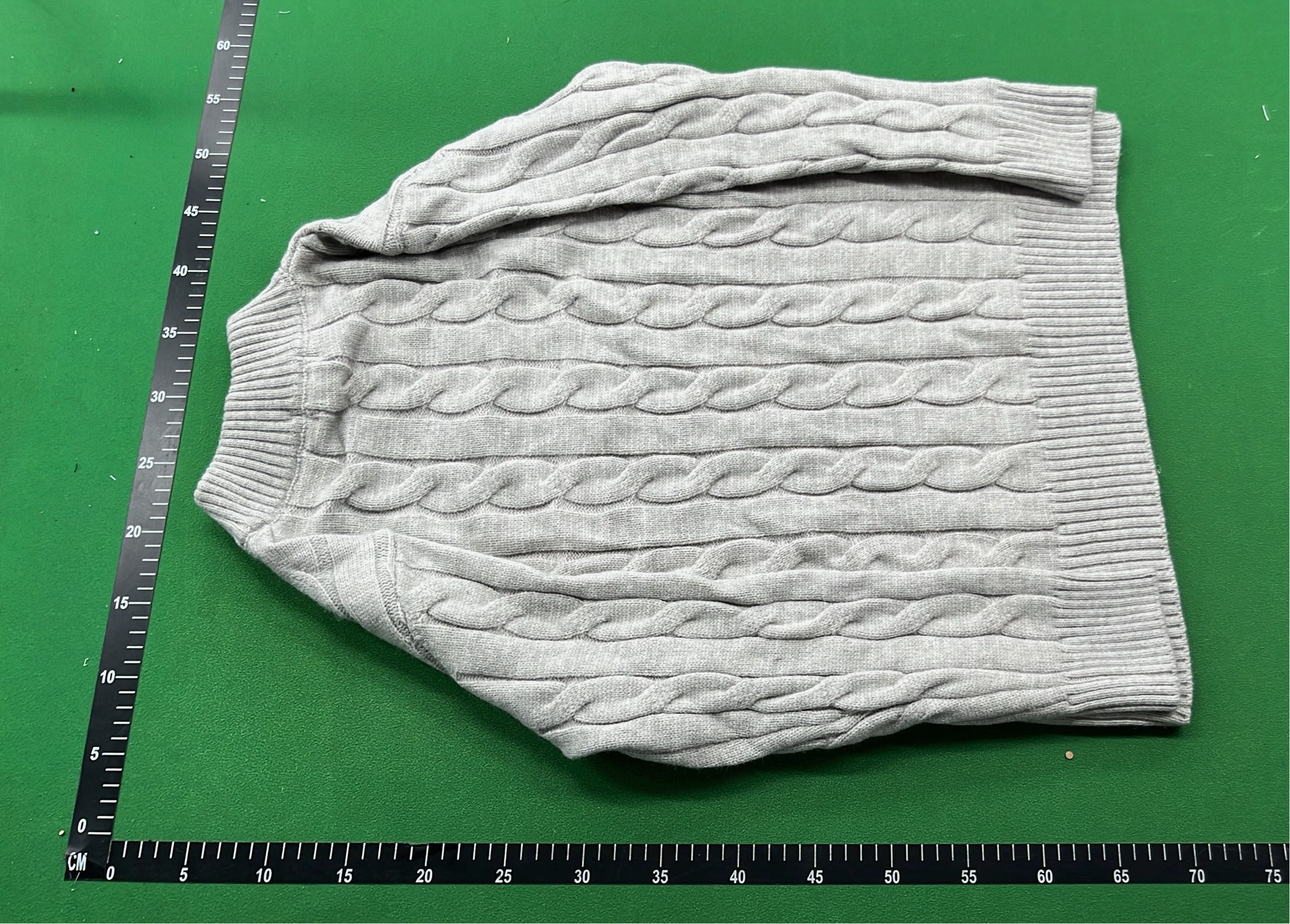 Men's Cable Knit Sweater - Classic Fit in Black, Gray, and White
