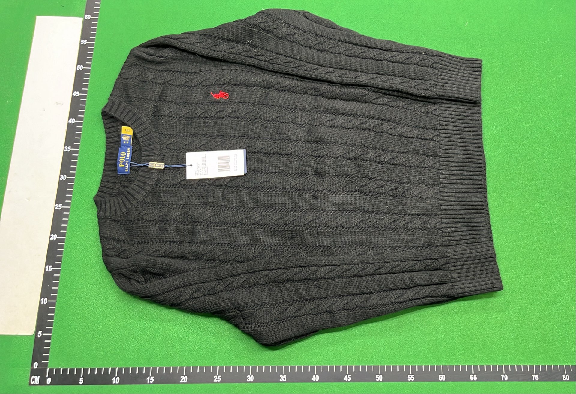 Men's Cable Knit Sweater - Classic Fit in Black, Gray, and White