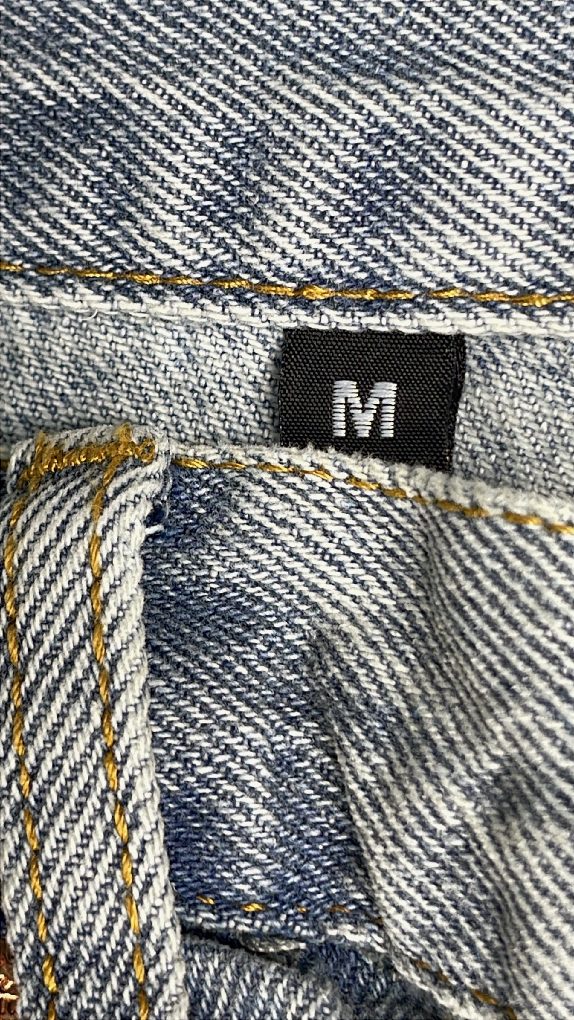 Chrome Hearts Cross Patch Denim Pants