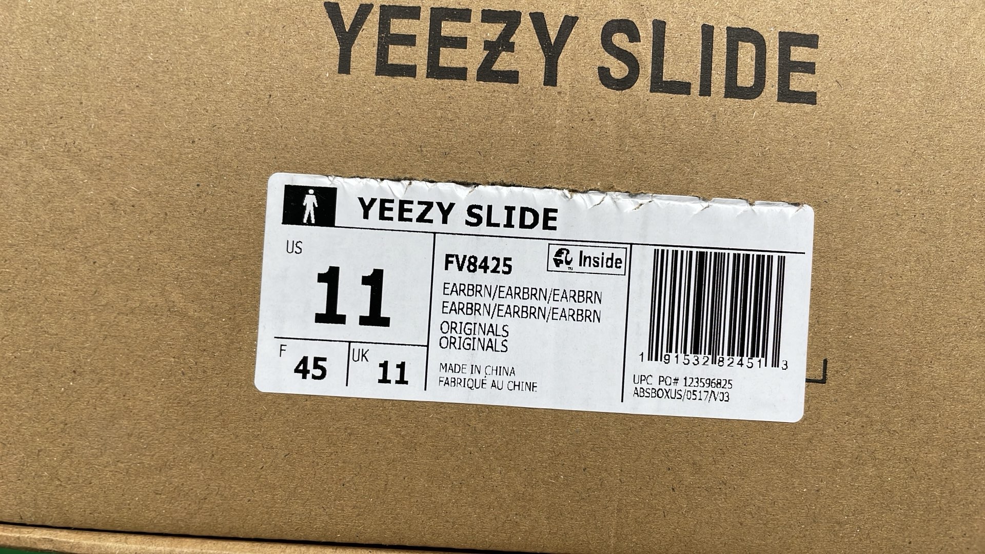 Yeezy Slide Black Sandals by Adidas - HQ4448