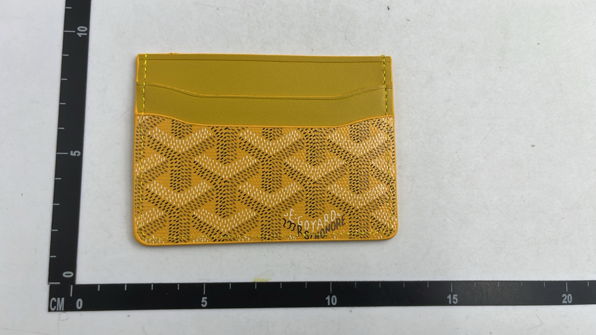 Goyard Wallet Card Holder Monogram Pattern Leather Accessory