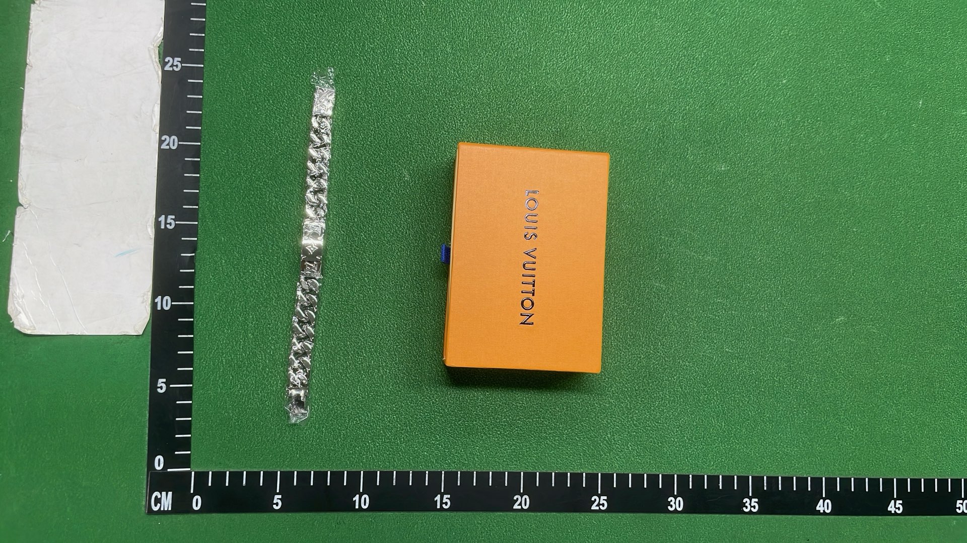 Louis Vuitton Chain Bracelet with Monogram Motif