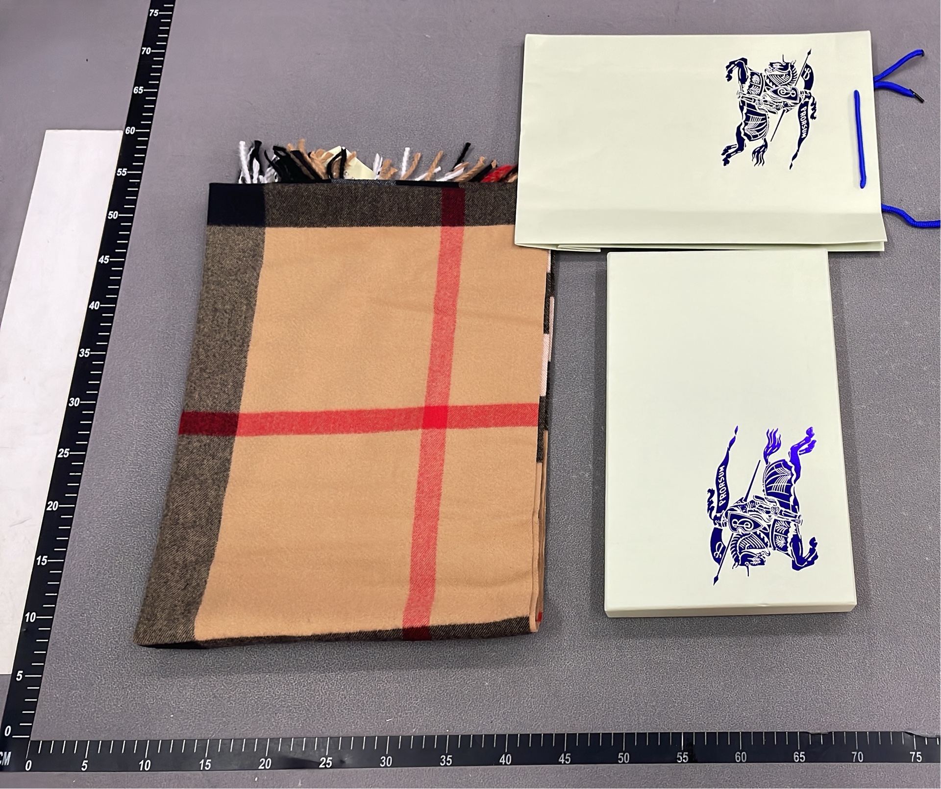 Burberry Classic Check Cashmere Scarf