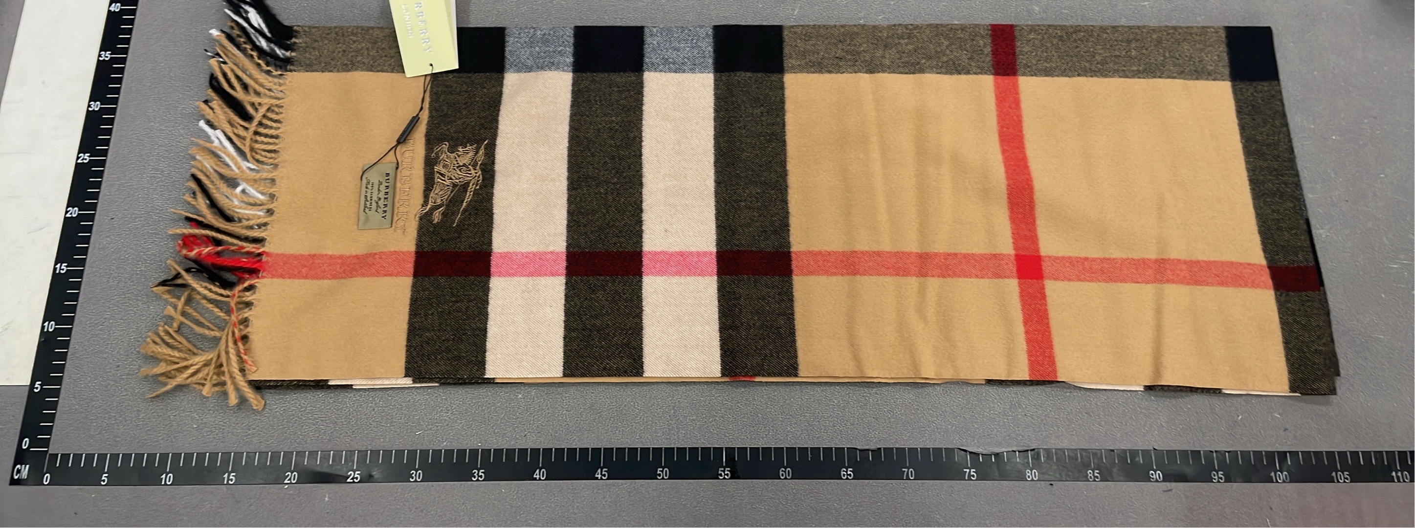 Burberry Classic Check Cashmere Scarf
