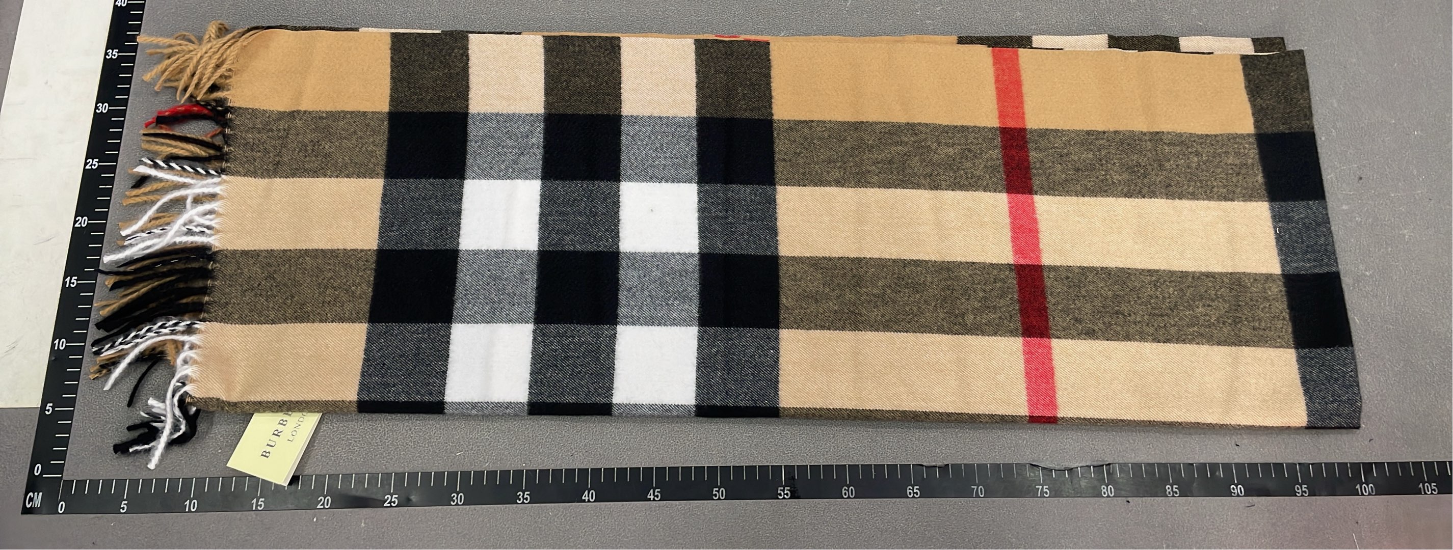 Burberry Classic Check Cashmere Scarf