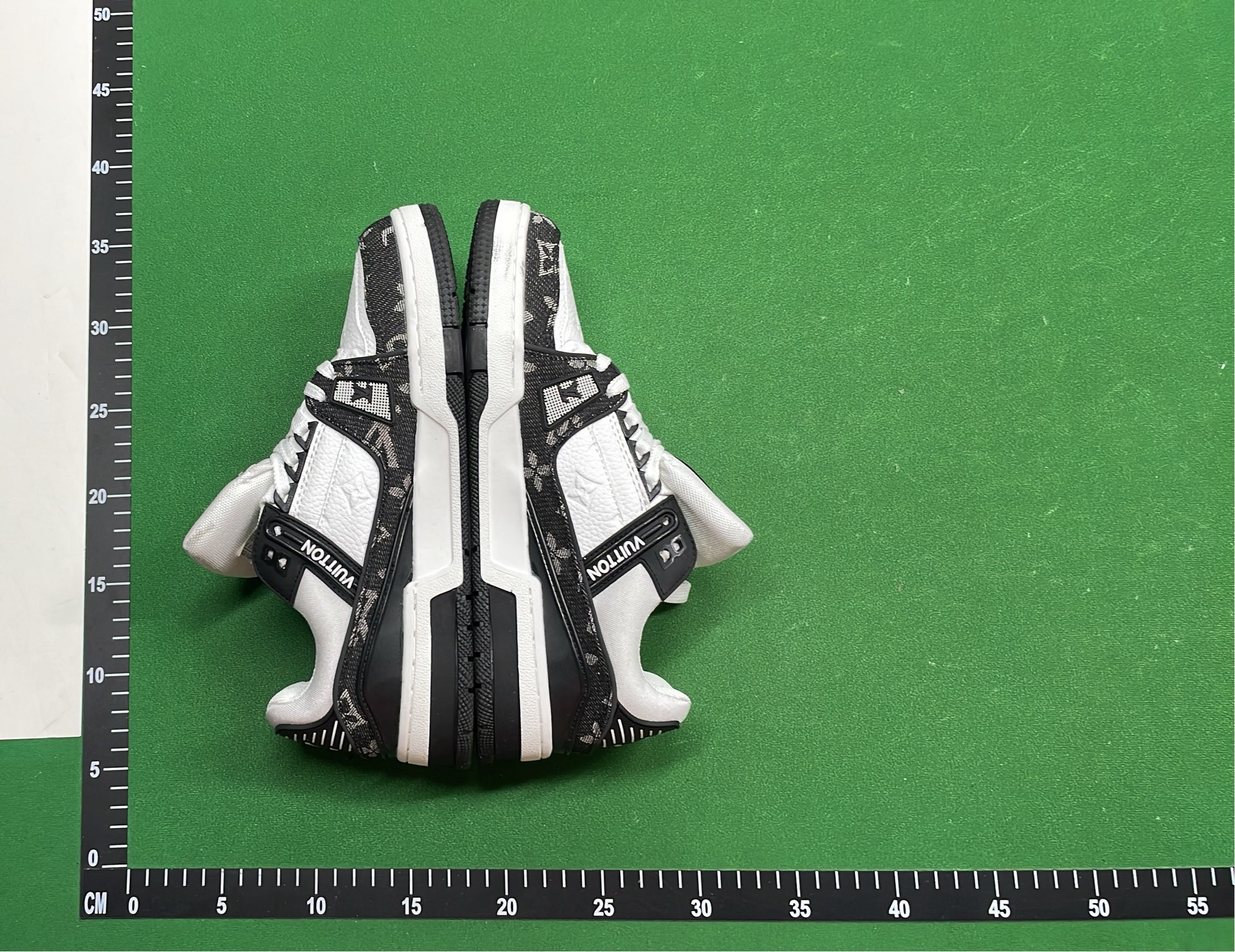Louis Vuitton LV Trainer Sneakers White Black Monogram