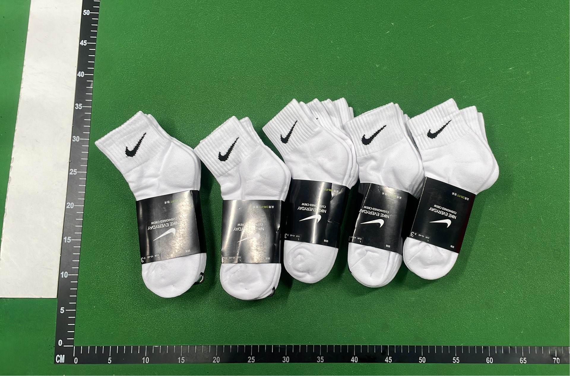 Nike Mid-Calf Socks - Black and White Sport Socks for Men and Women