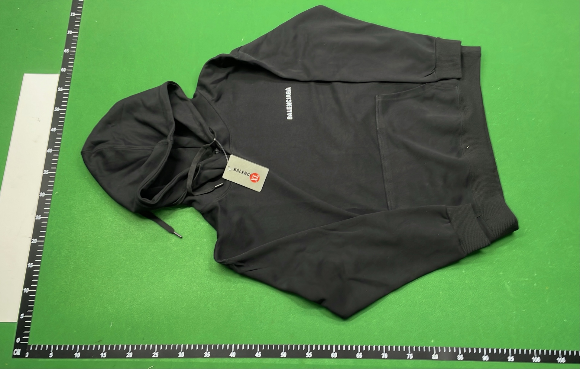 Balenciaga Hoodie White Logo Sweatshirt