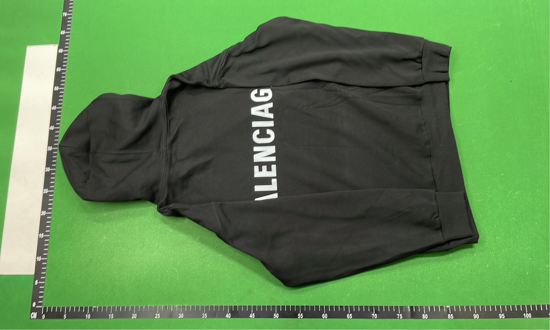 Balenciaga Hoodie White Logo Sweatshirt