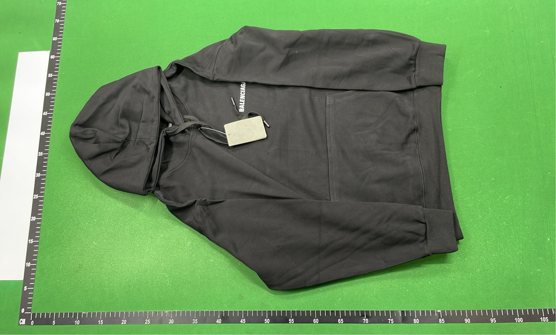 Balenciaga Hoodie White Logo Sweatshirt