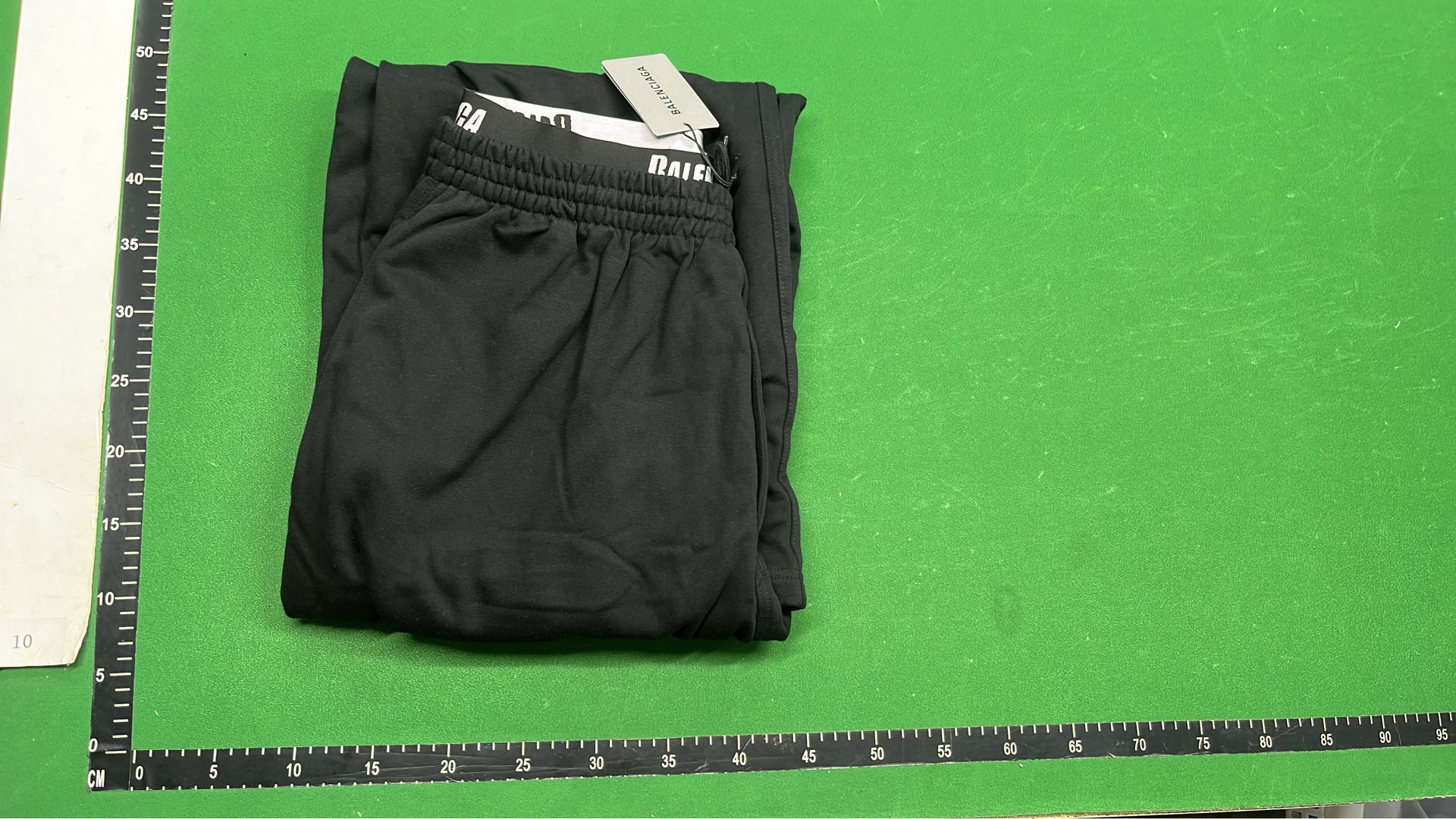 Balenciaga Black Logo-Print Drawstring Pants
