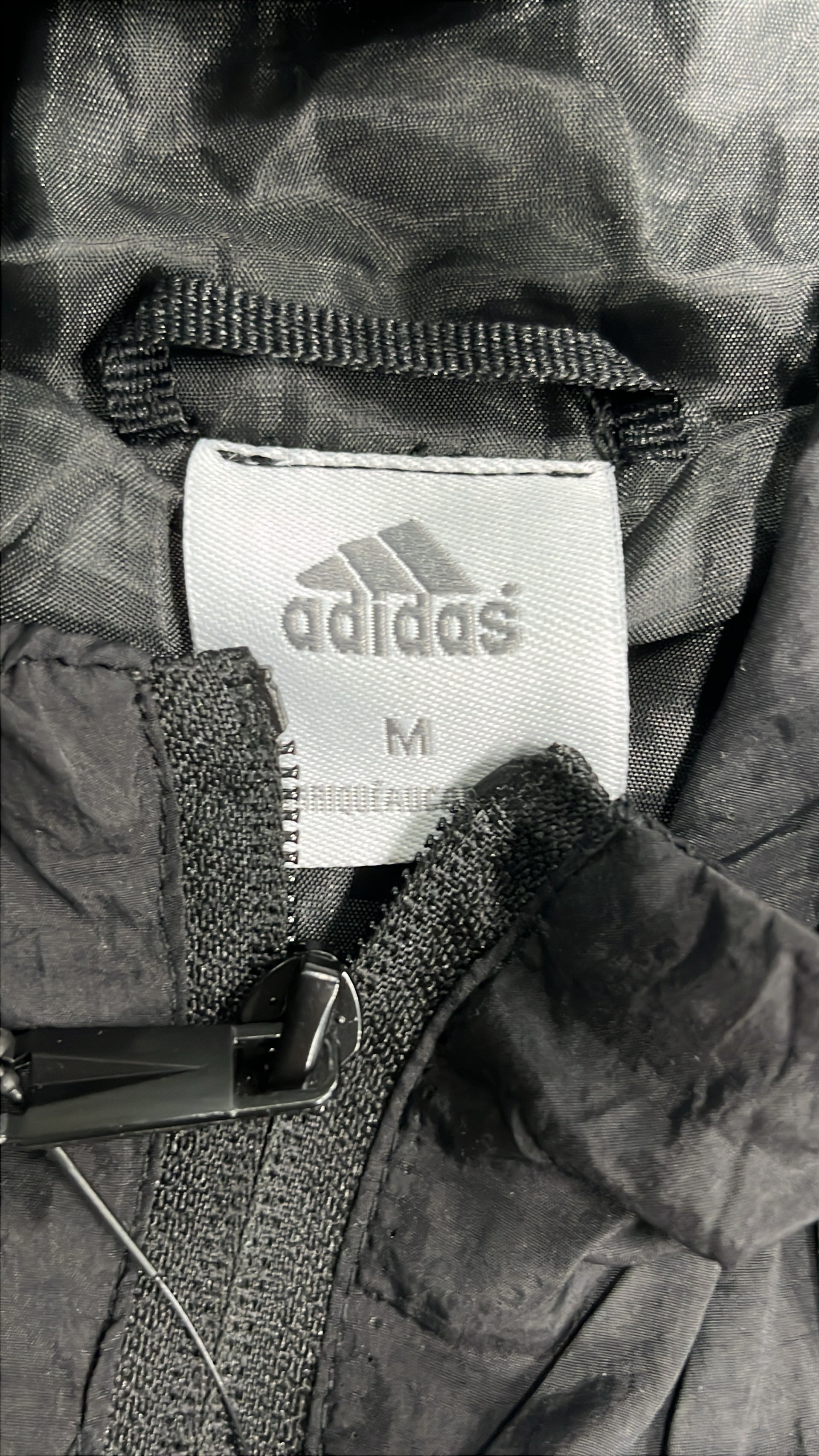 Nike Men's Black Windrunner Jacket with Hood and Reflective Logo