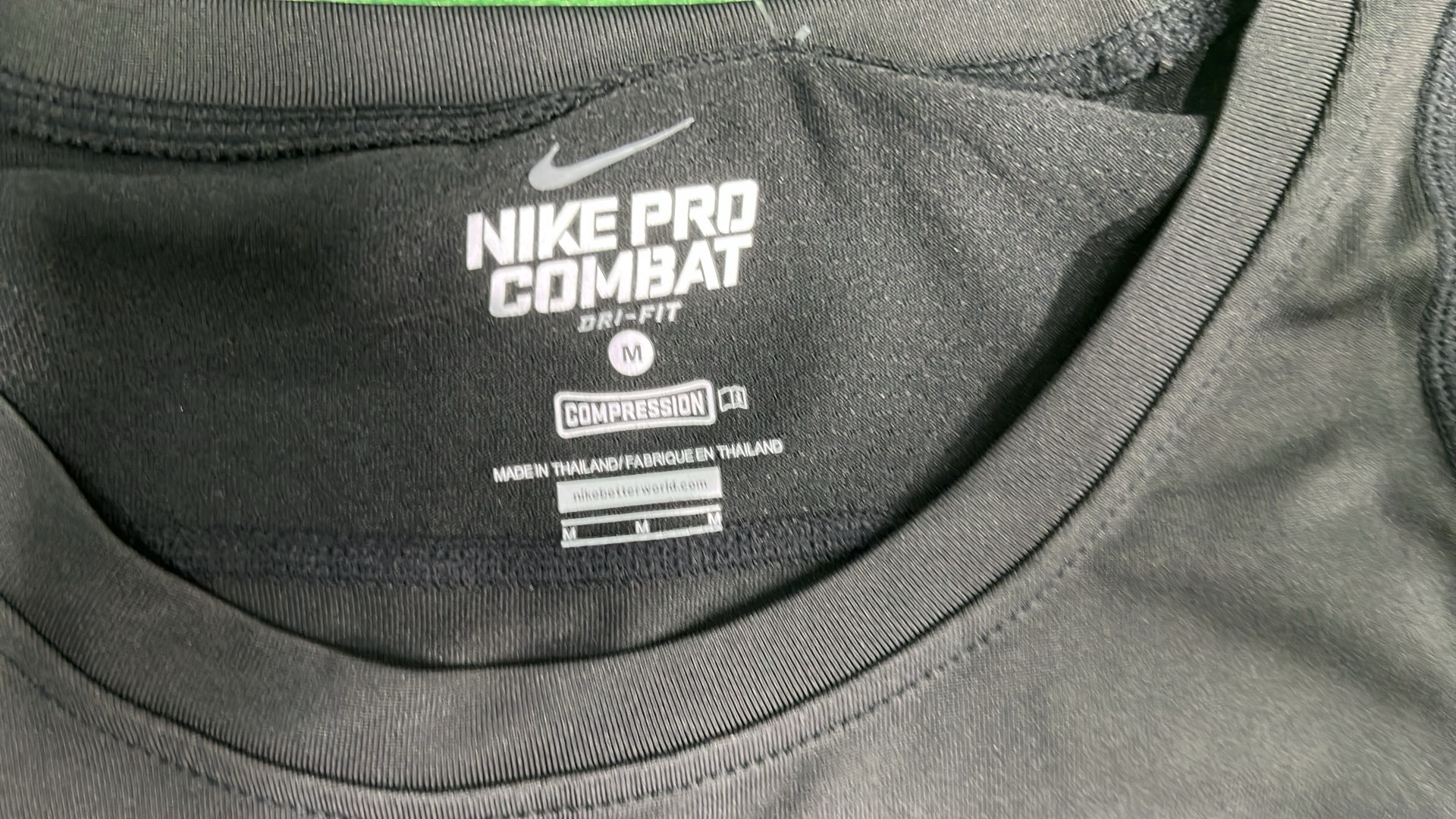 Nike Pro Combat NBA T-Shirt White & Black