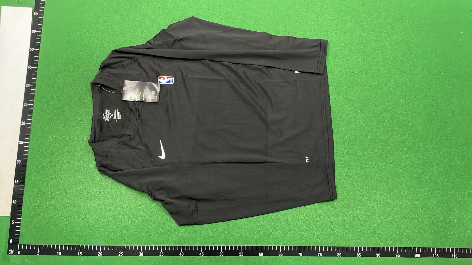 Nike NBA Dri-FIT Long Sleeve T-Shirt Black White