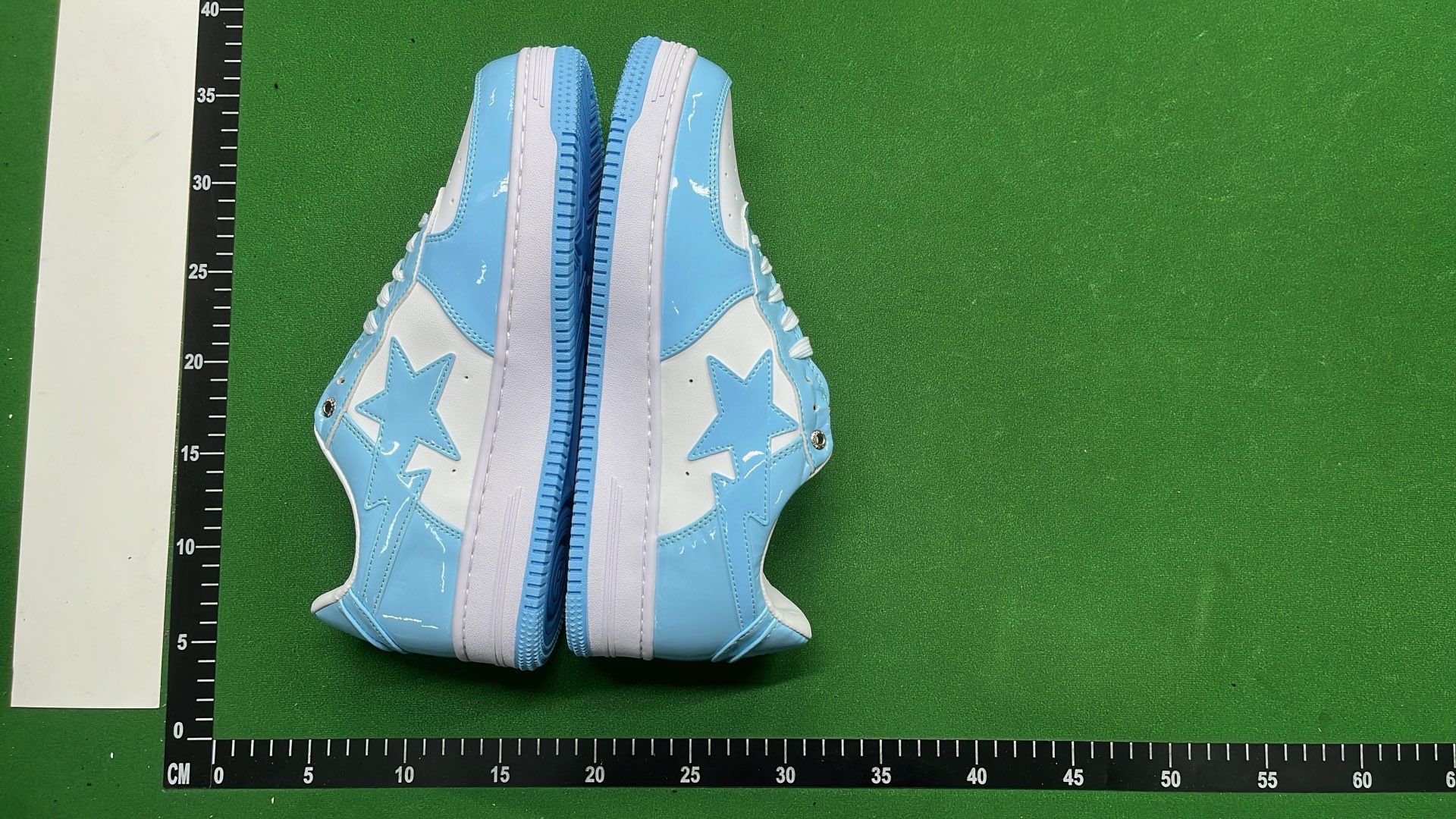 BAPE STA Low Top Sneakers - Multi-Color Stars Design