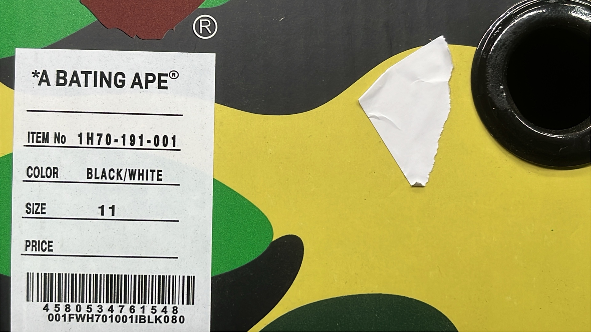 BAPE STA Low Top Sneakers - Multi-Color Stars Design
