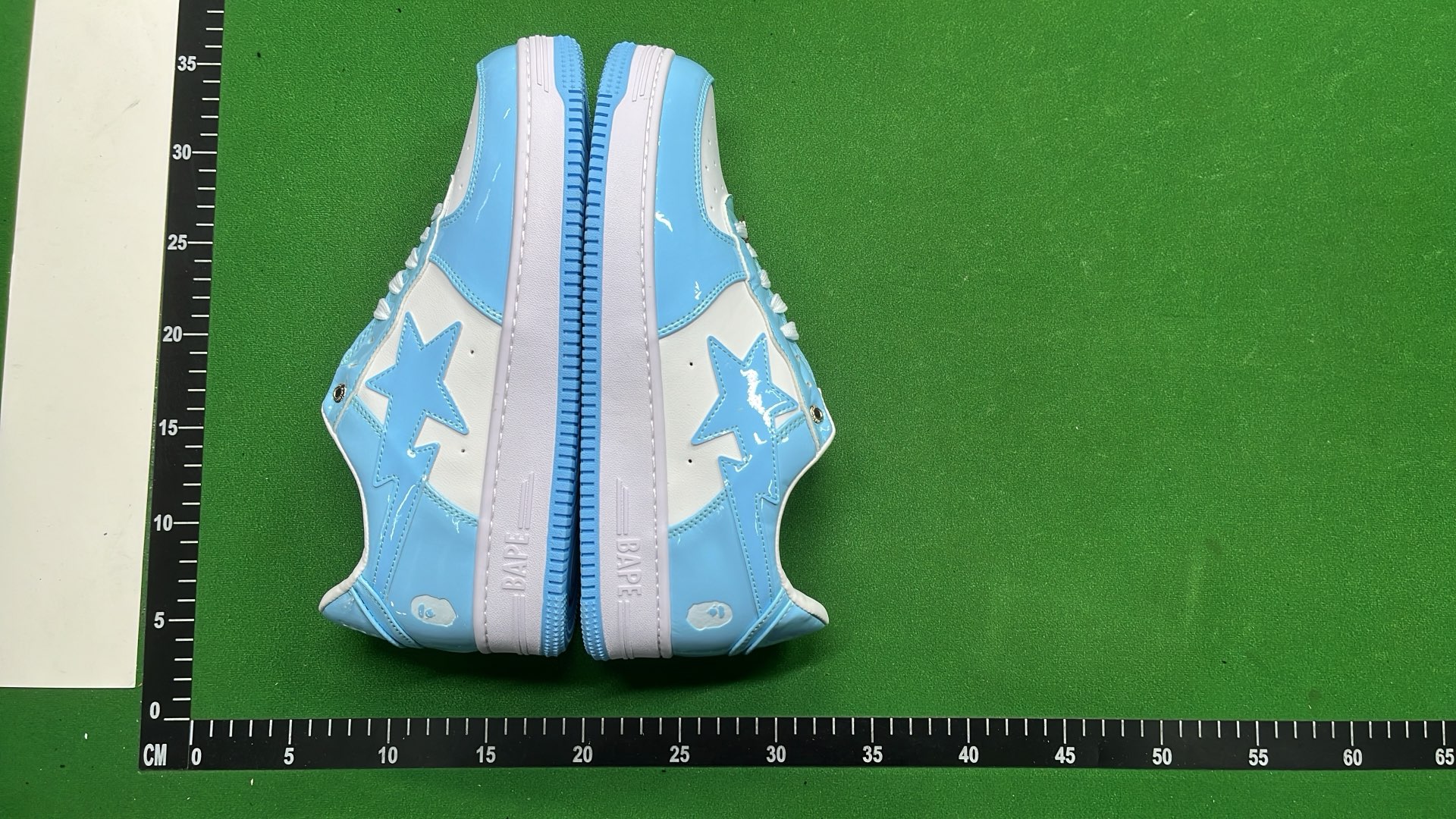 BAPE STA Low Top Sneakers - Multi-Color Stars Design