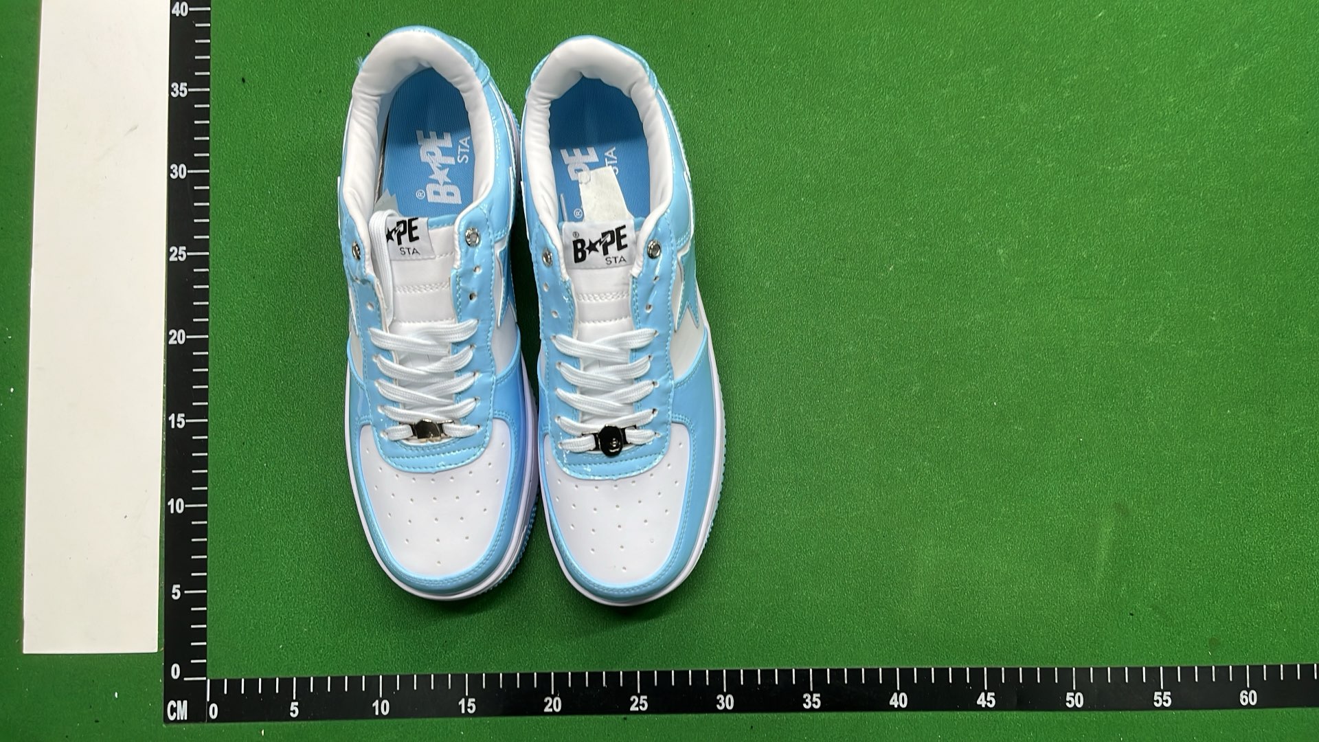 BAPE STA Low Top Sneakers - Multi-Color Stars Design