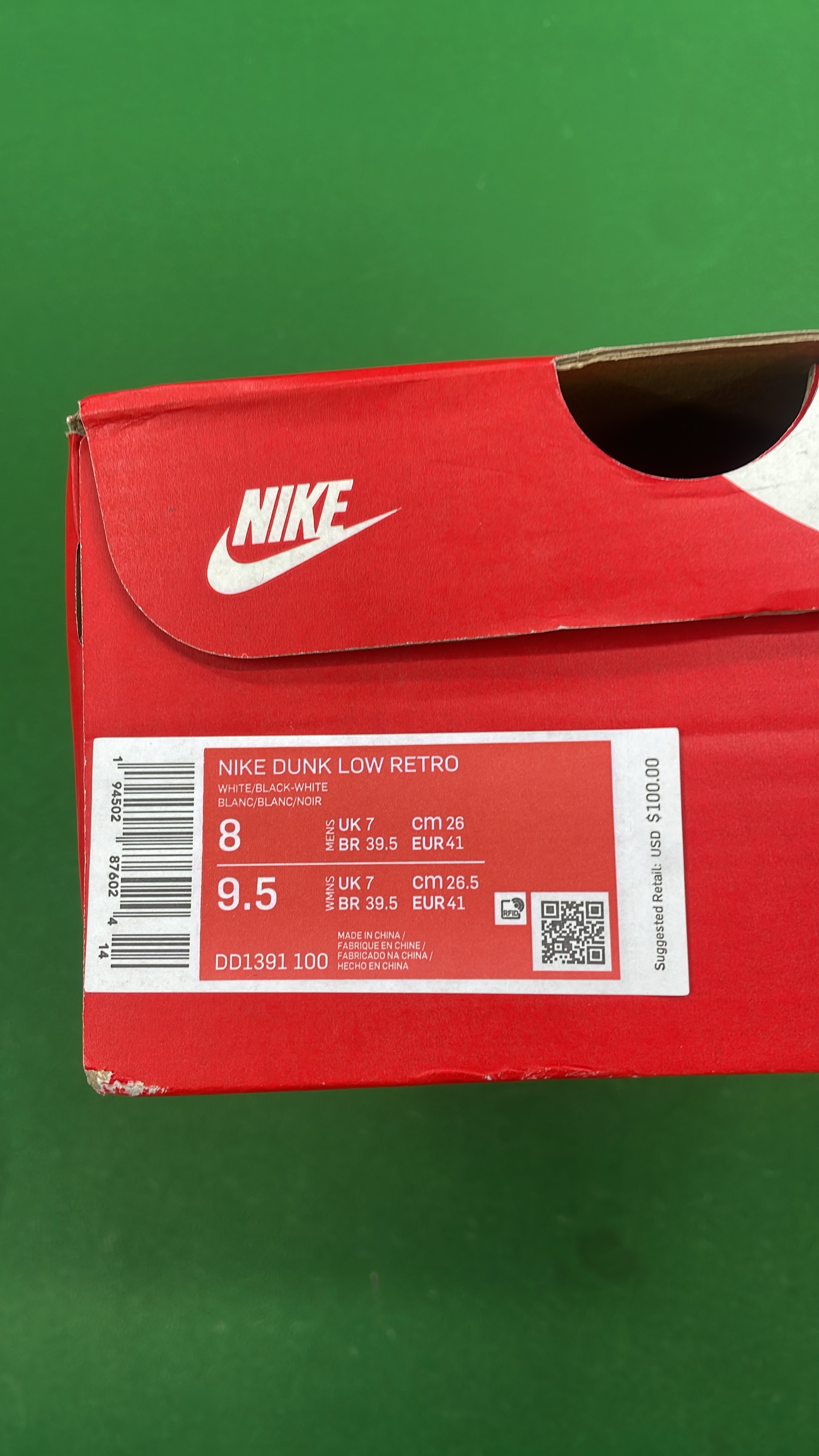 Nike Dunk Low Sneakers - Green, Beige, Red, Blue Colorways